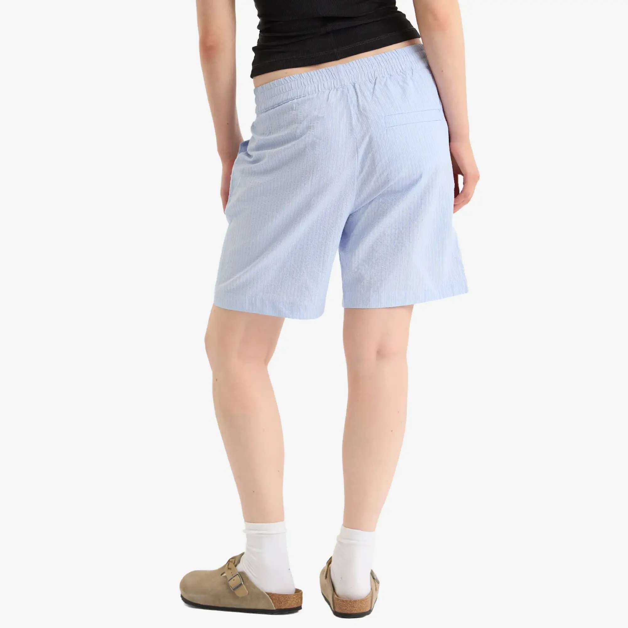 House Of Sunny Women's Seersucker Box Fit Shorts Multi