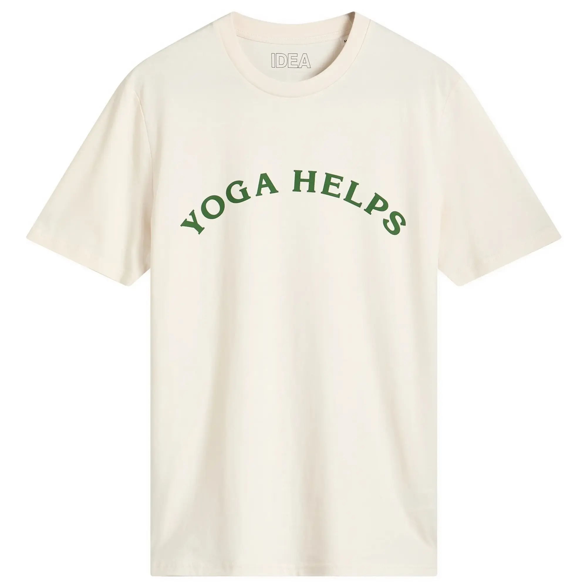 IDEA Yoga Helps T-Shirt Vintage White