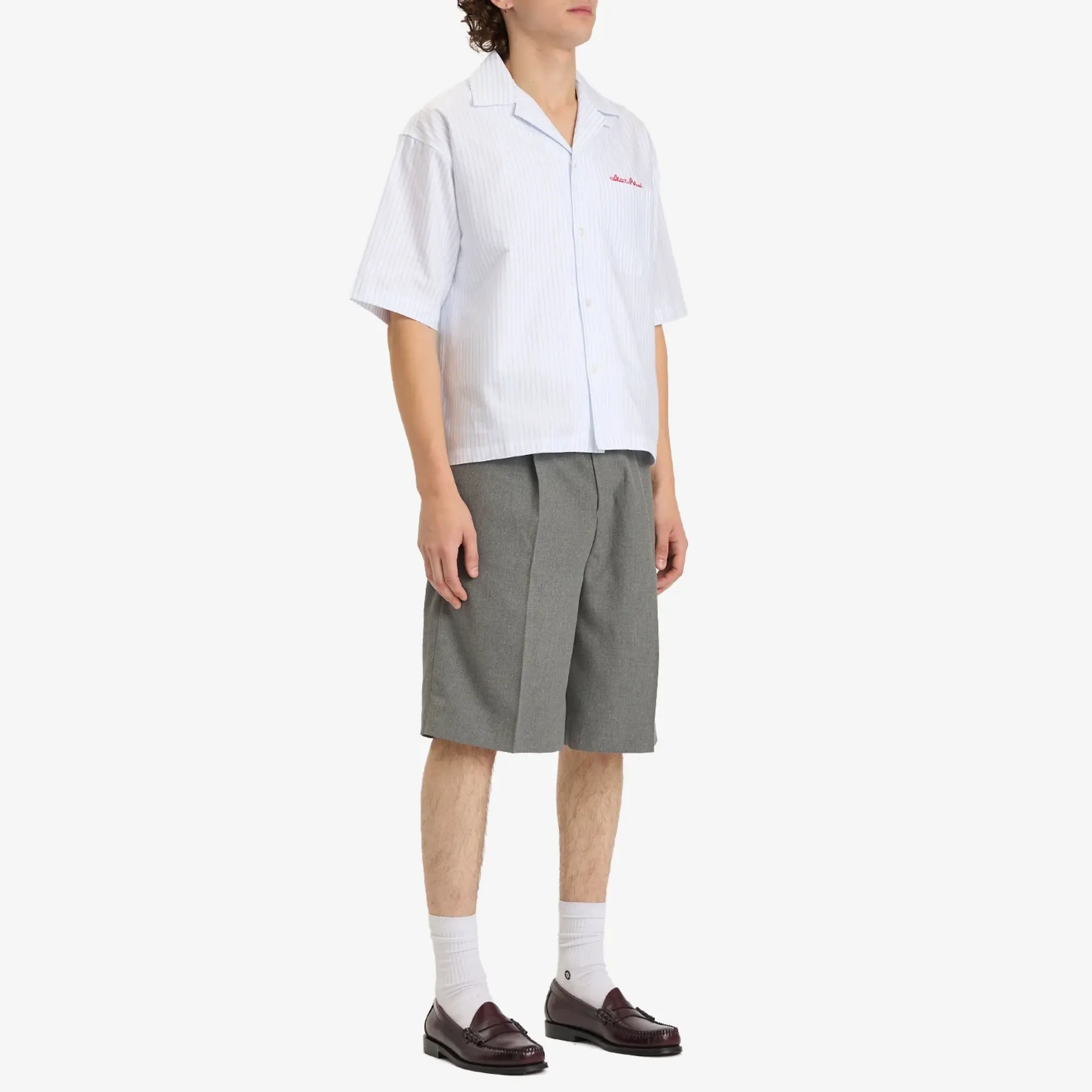 about:blank Men's Bermuda Short Light Grey