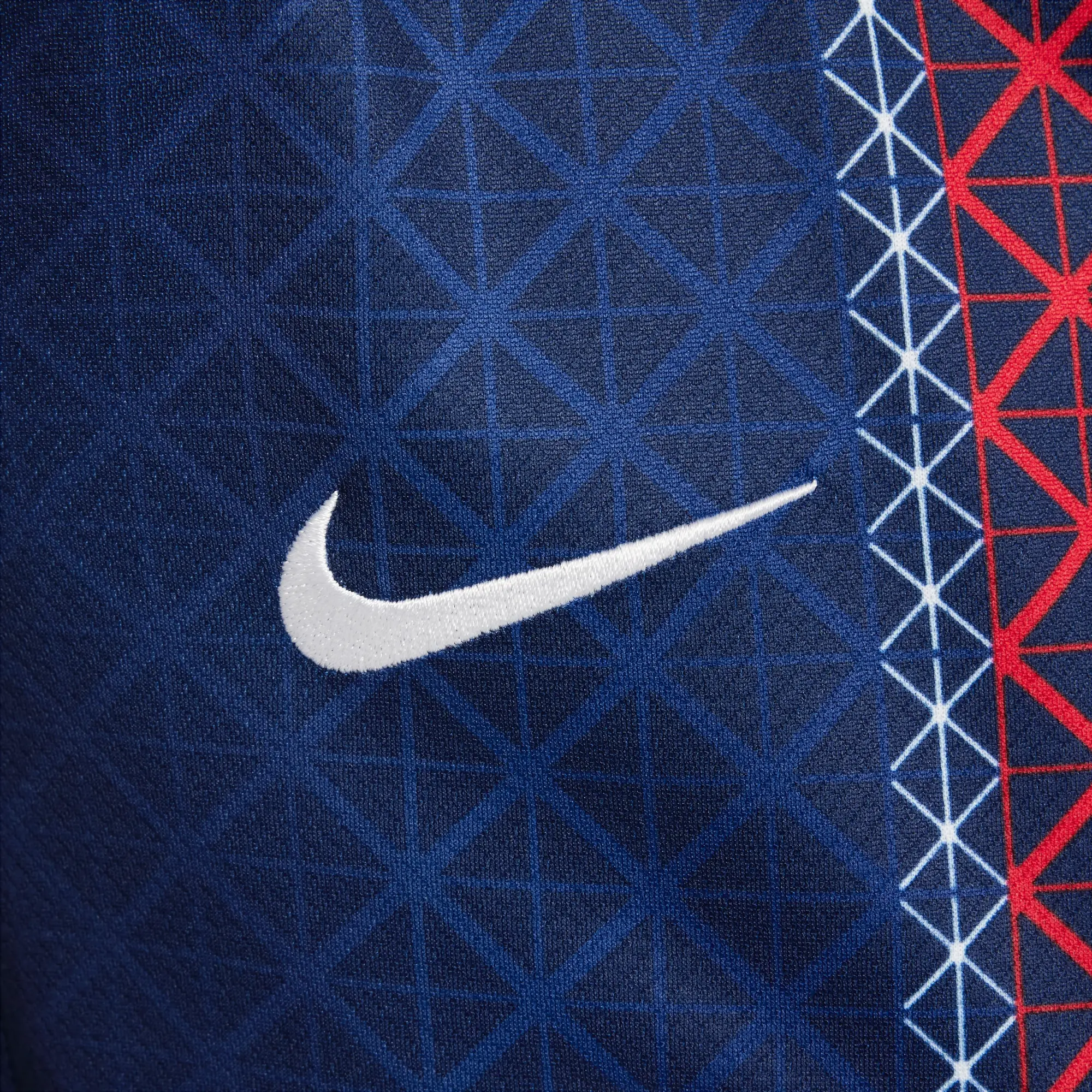 Paris Saint-Germain 2025/26 Stadium Home Older Kids' Nike Dri-FIT Football Replica Shirt - Blue - Polyester