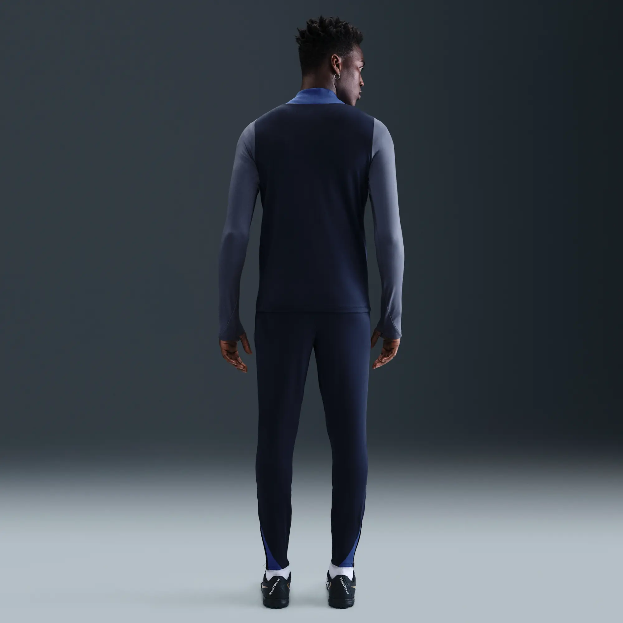 Paris Saint-Germain Strike Men's Nike Dri-FIT Football Knit Pants - Blue - Polyester/Elastane