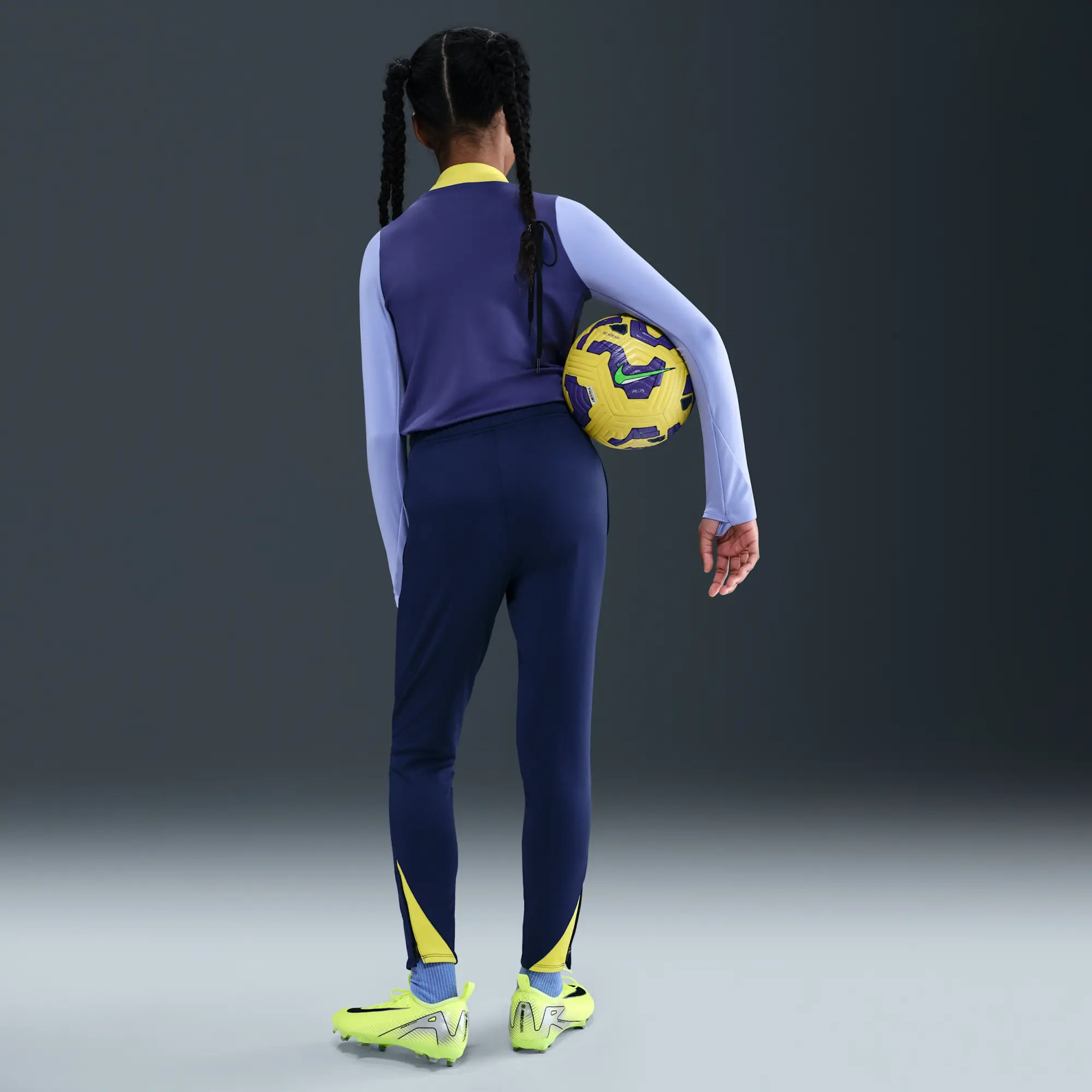 Atlético Madrid Strike Older Kids' Nike Dri-FIT Football Knit Pants - Blue - Polyester/Elastane