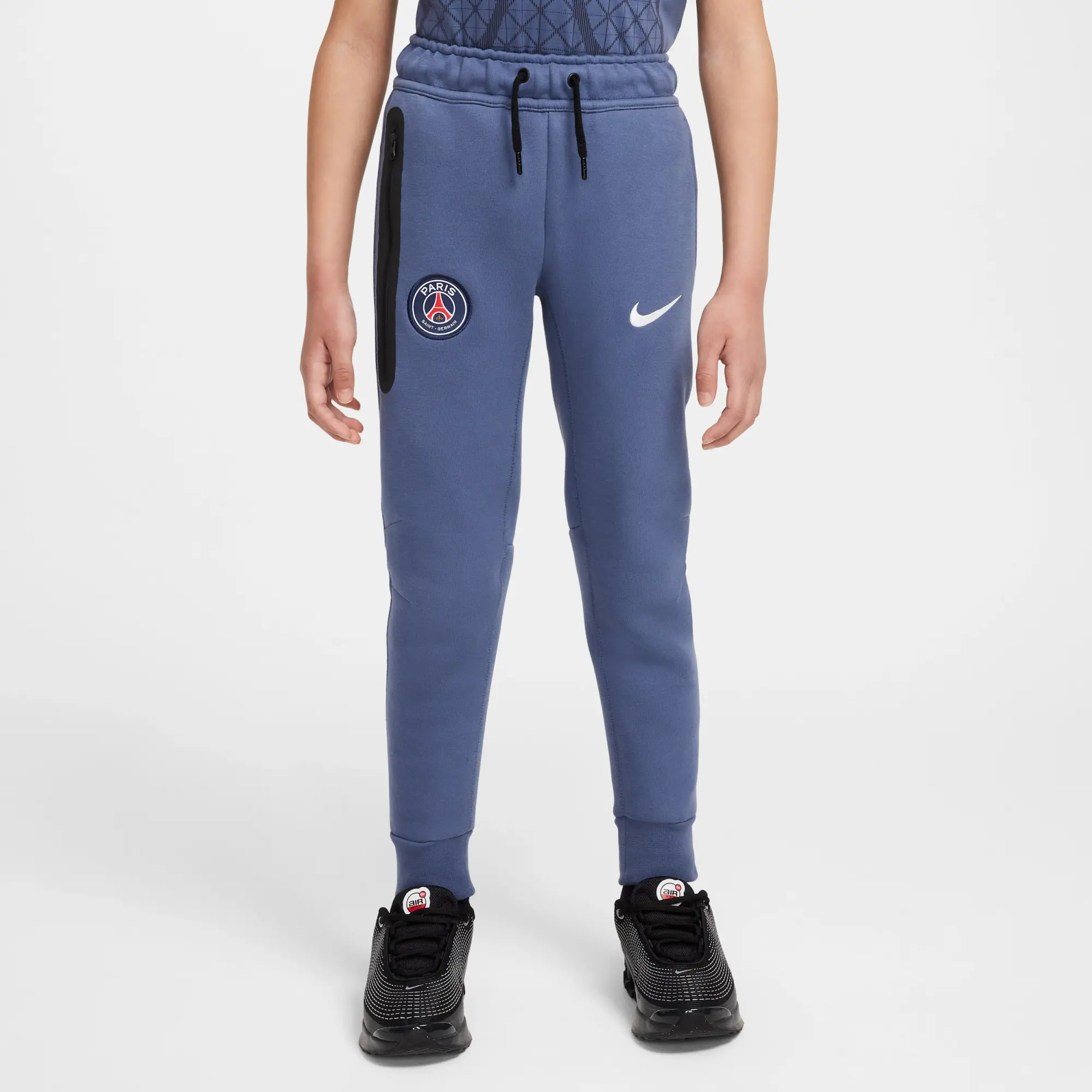 Paris Saint-Germain Tech Older Kids' (Boys') Nike Football Fleece Pants - Blue - Cotton/Polyester