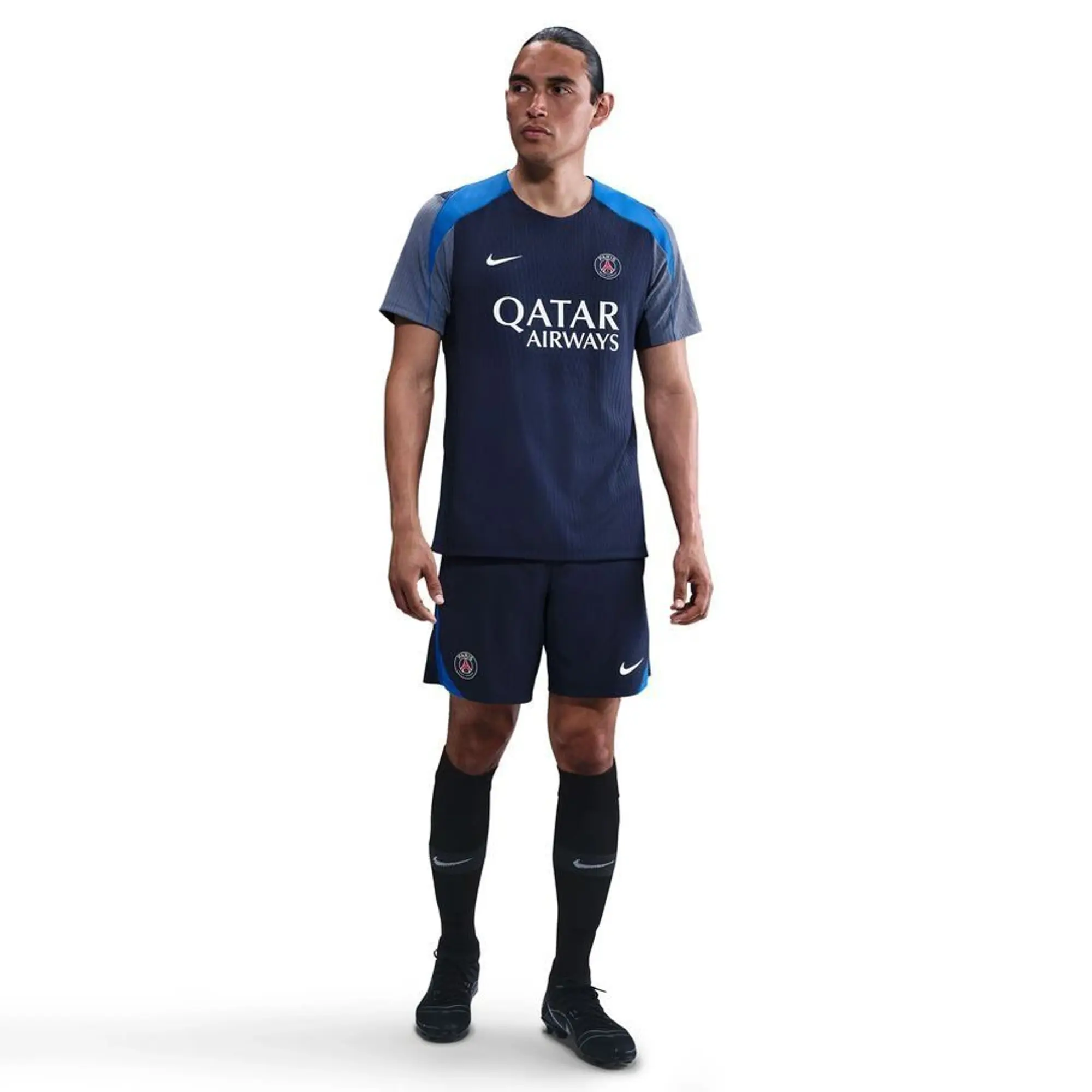 Paris Saint Germain Training T-Shirt Dri-Fit Adv Strike Elite - Midnight Navy/Hyper Royal/White - ['Blue']