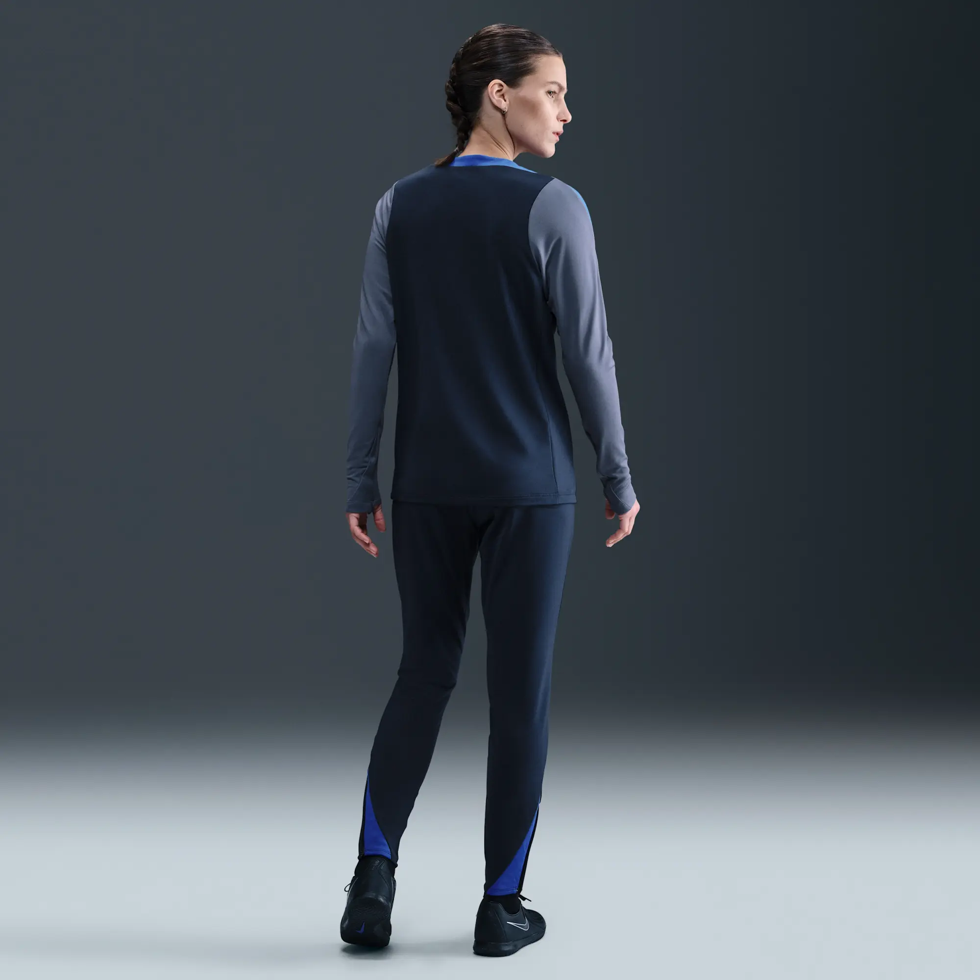 Paris Saint-Germain Strike Women's Nike Dri-FIT Football Knit Pants - Blue - Polyester/Elastane