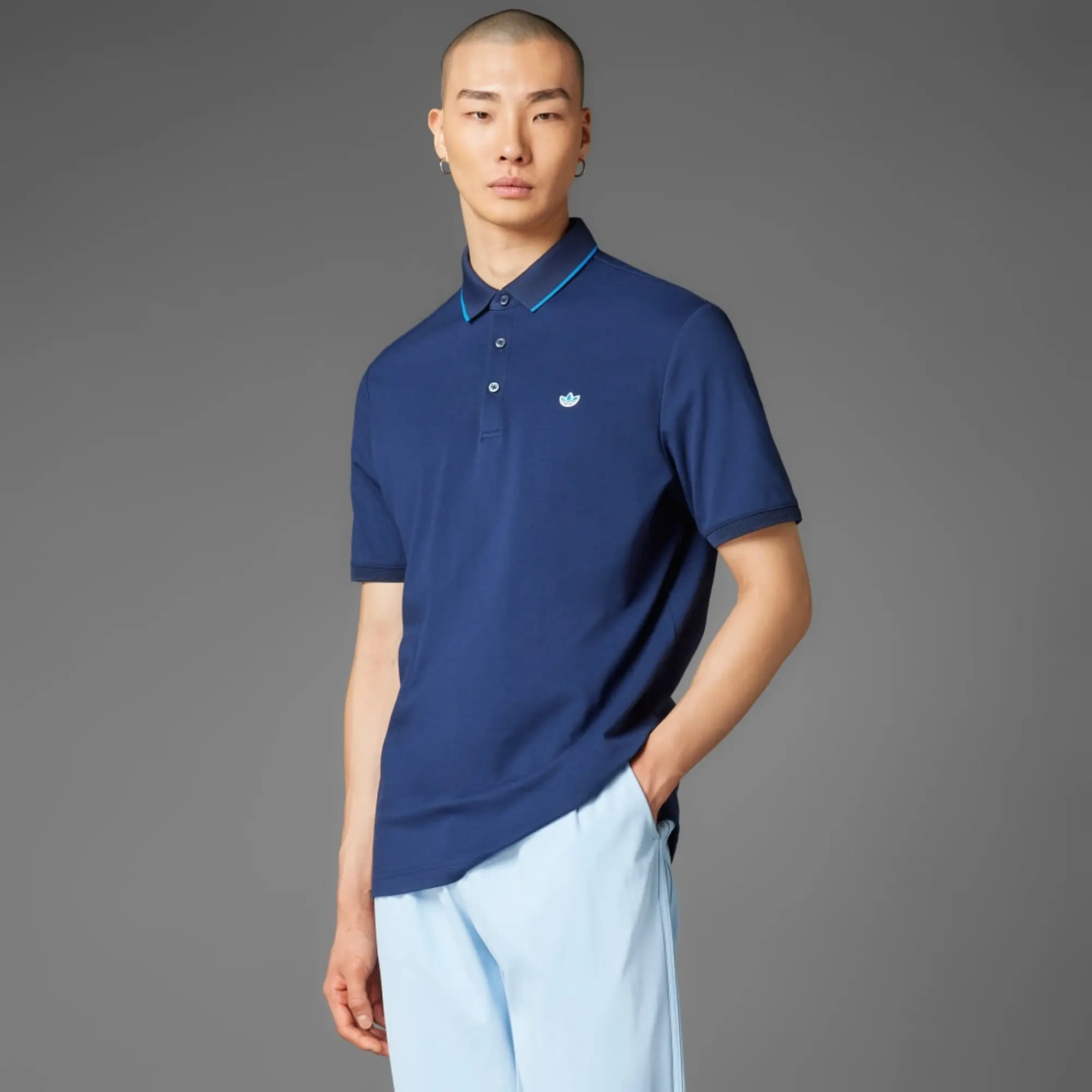adidas Originals Twistknit Trefoil Polo Shirt