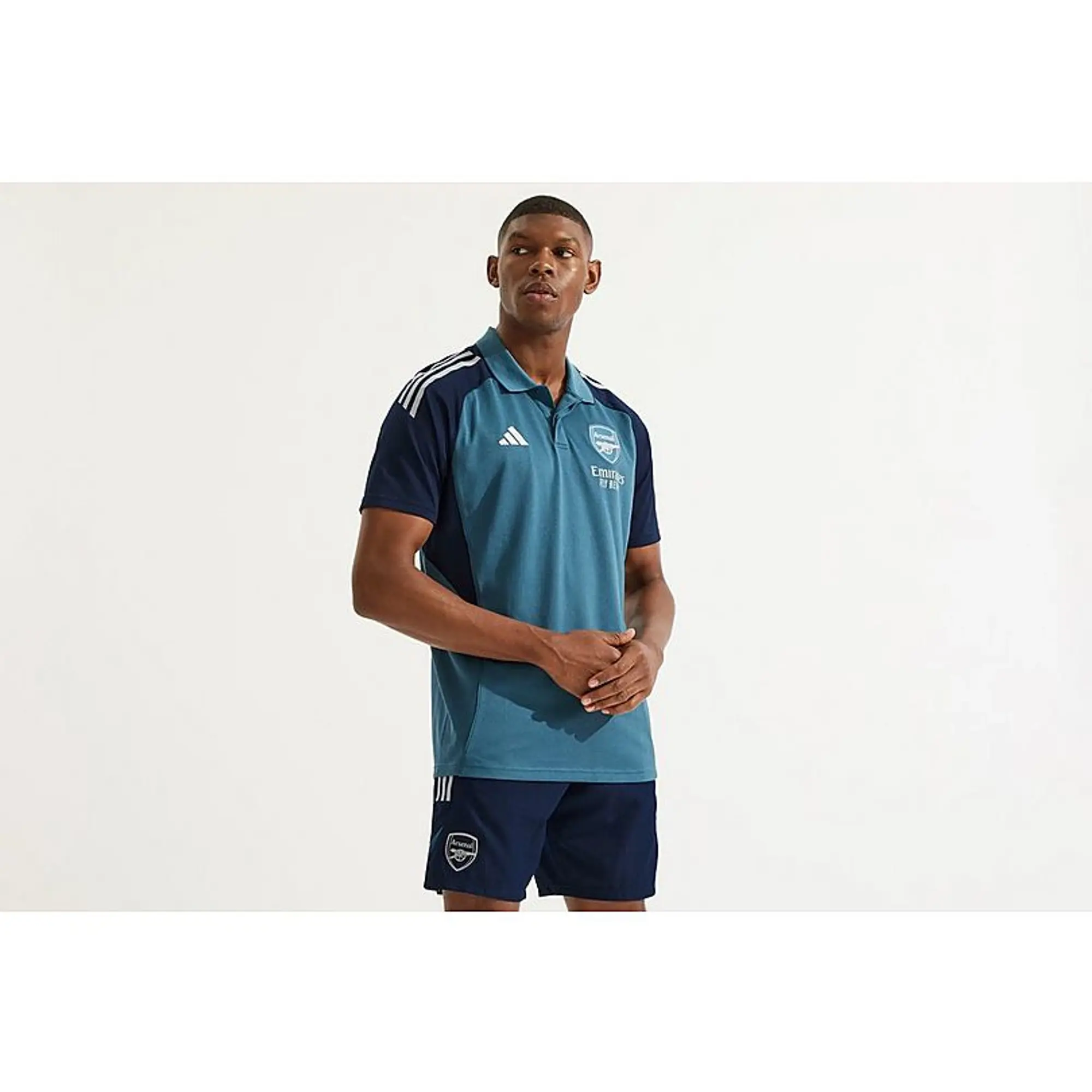 Arsenal adidas 25/26 Navy Training Polo Shirt, Multicolor