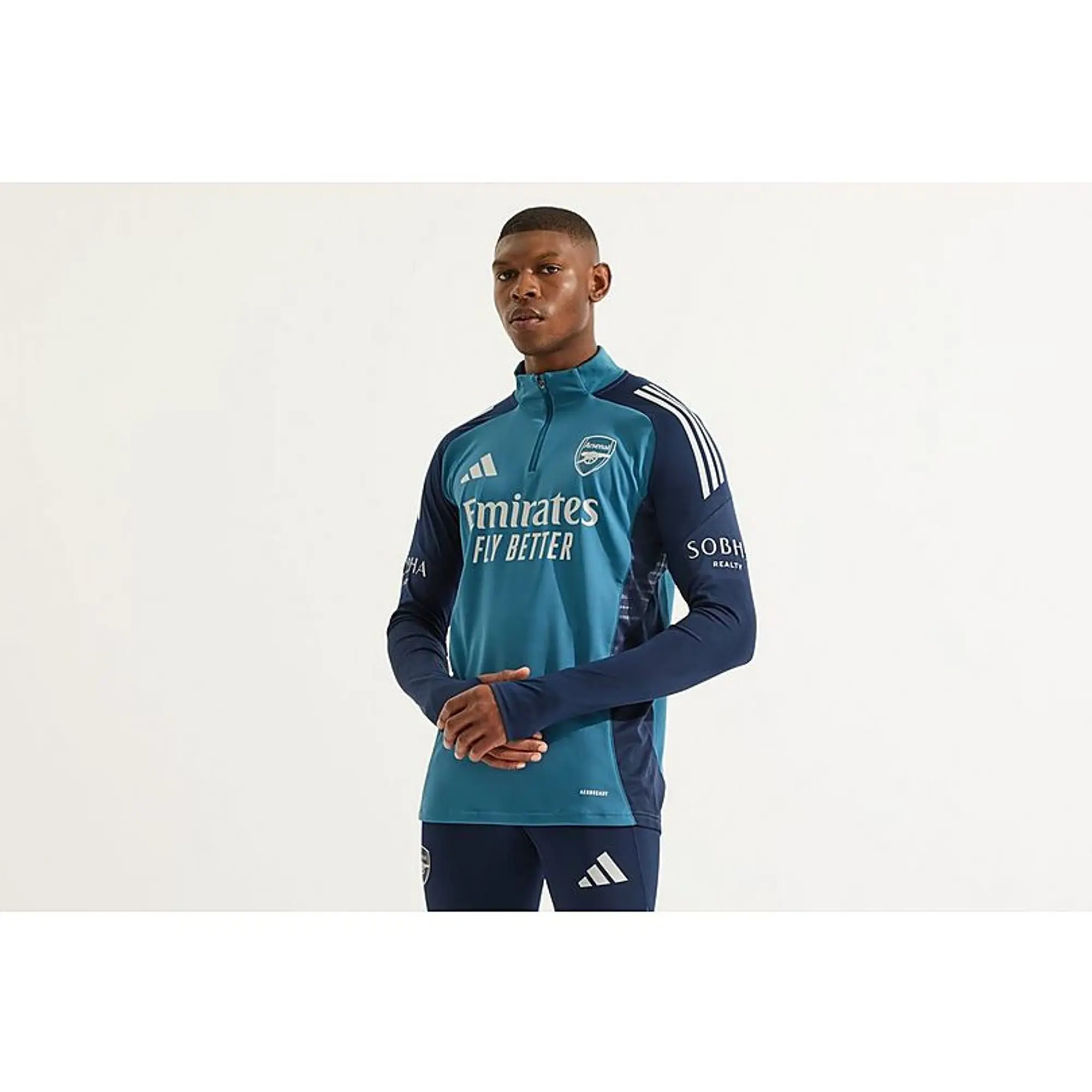 Arsenal adidas 25/26 Navy 1/4 Zip Training Top, Multicolor
