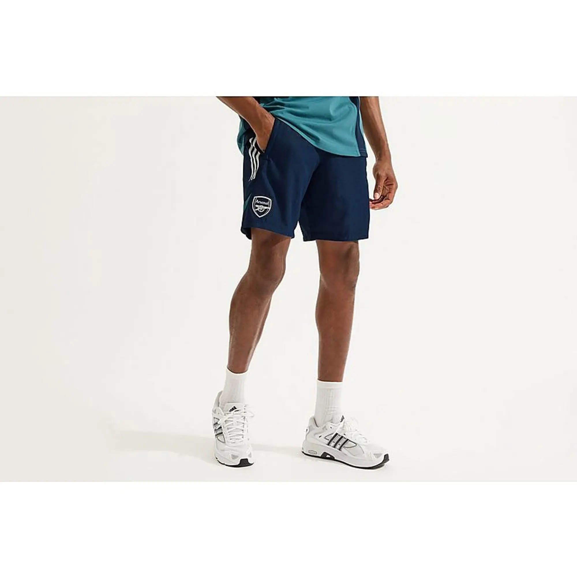 Arsenal adidas 25/26 Down Time Woven Shorts, Multicolor