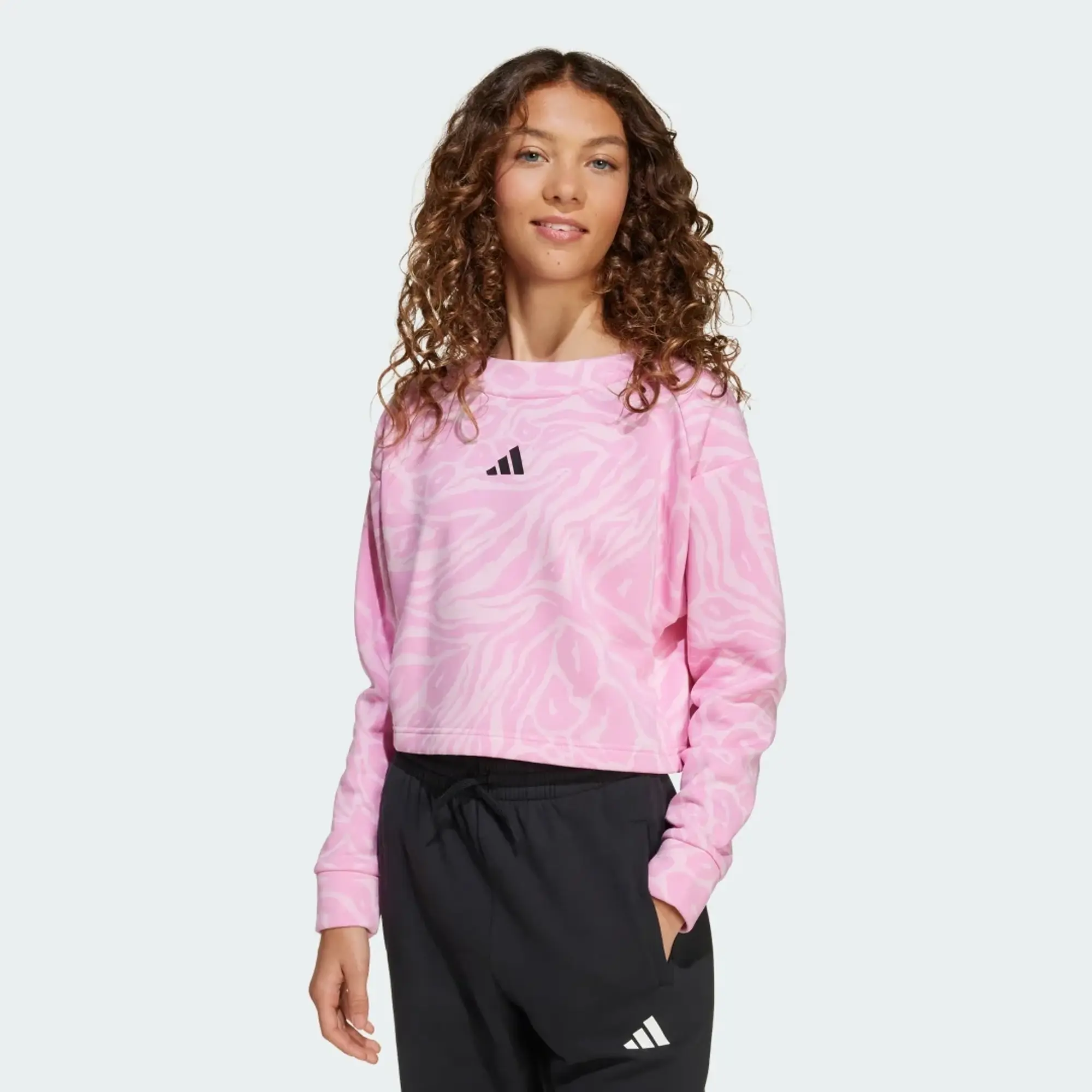 adidas Future Icons Cropped Sweatshirt Kids