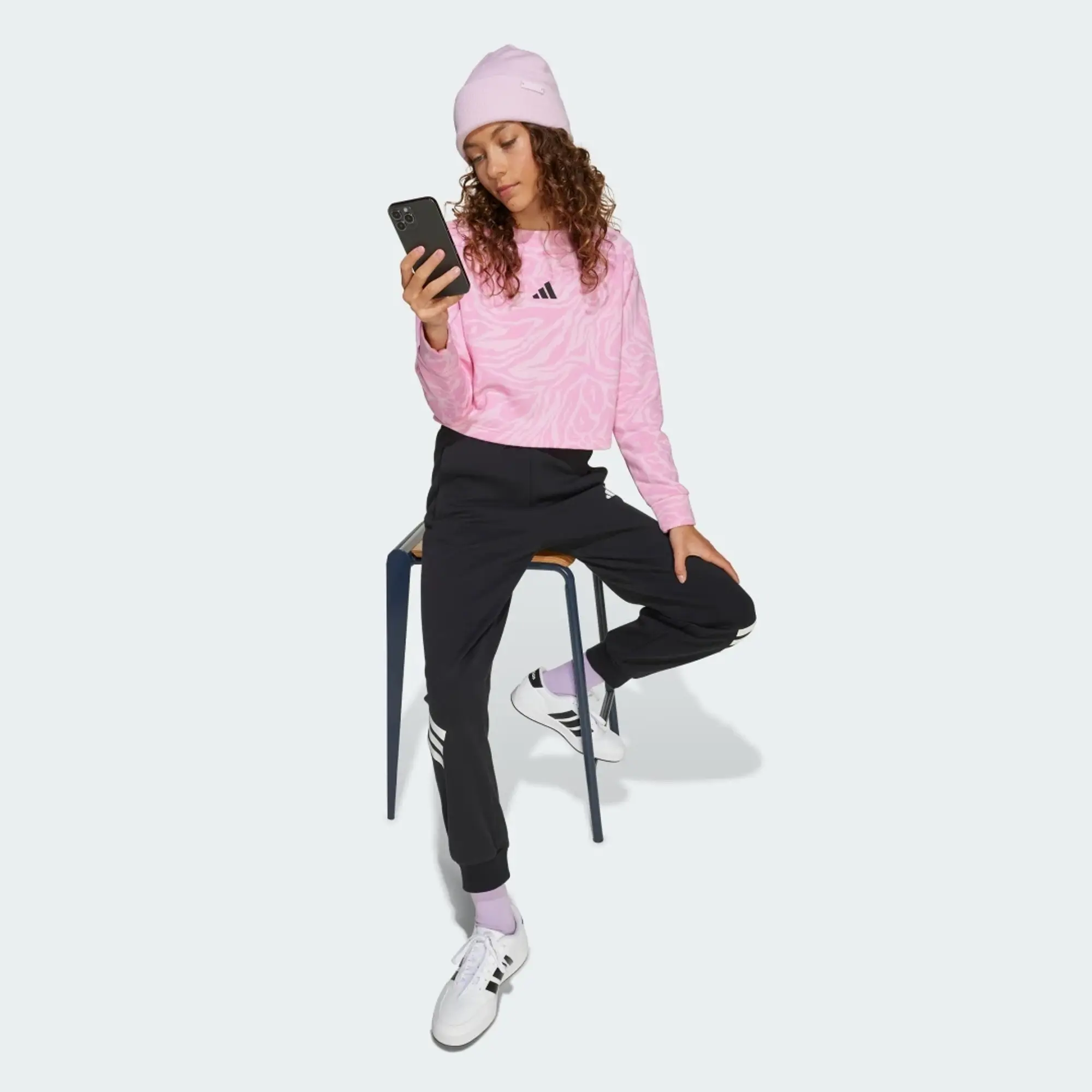 adidas Future Icons Cropped Sweatshirt Kids