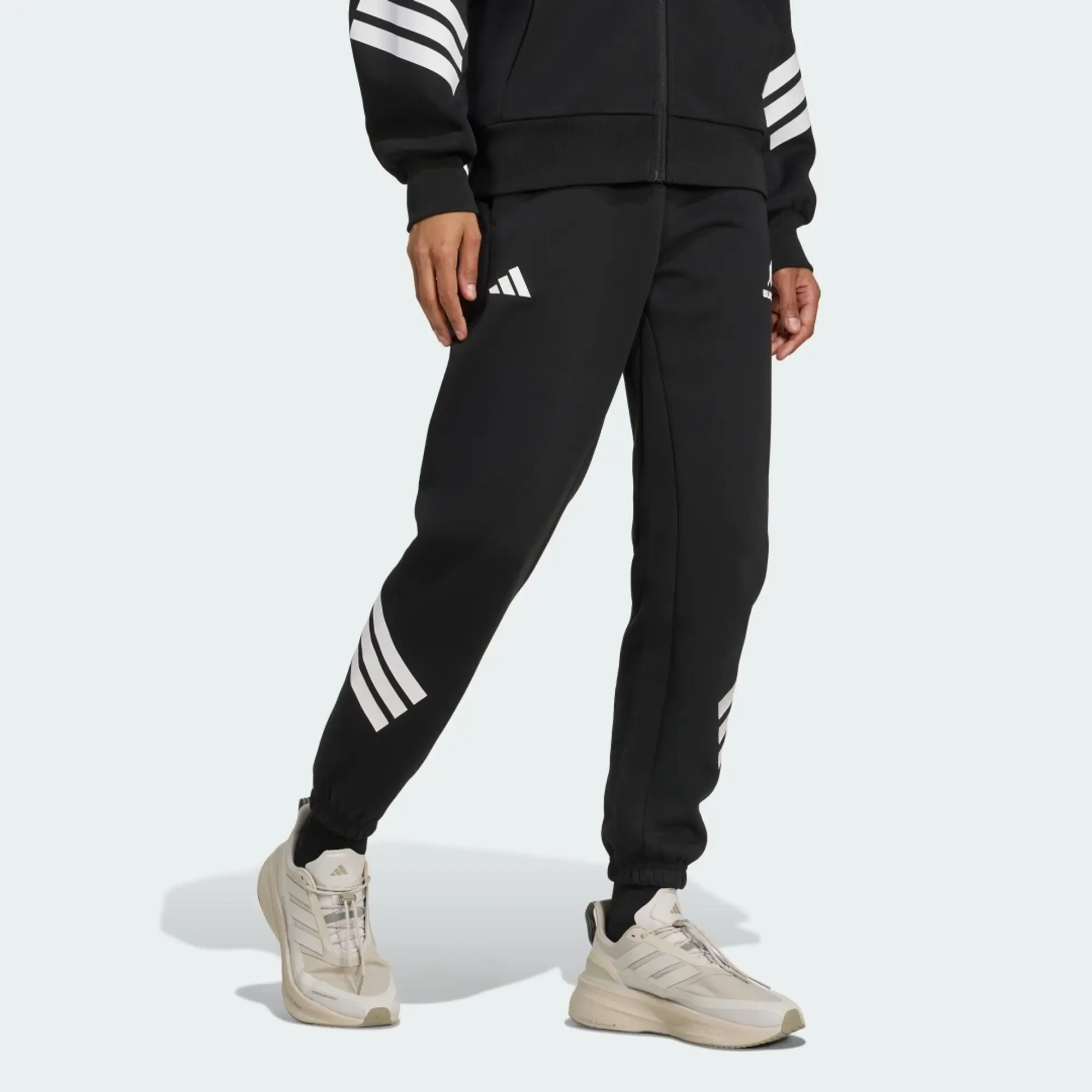 adidas Black Ferns 3-Stripes Tracksuit Bottoms