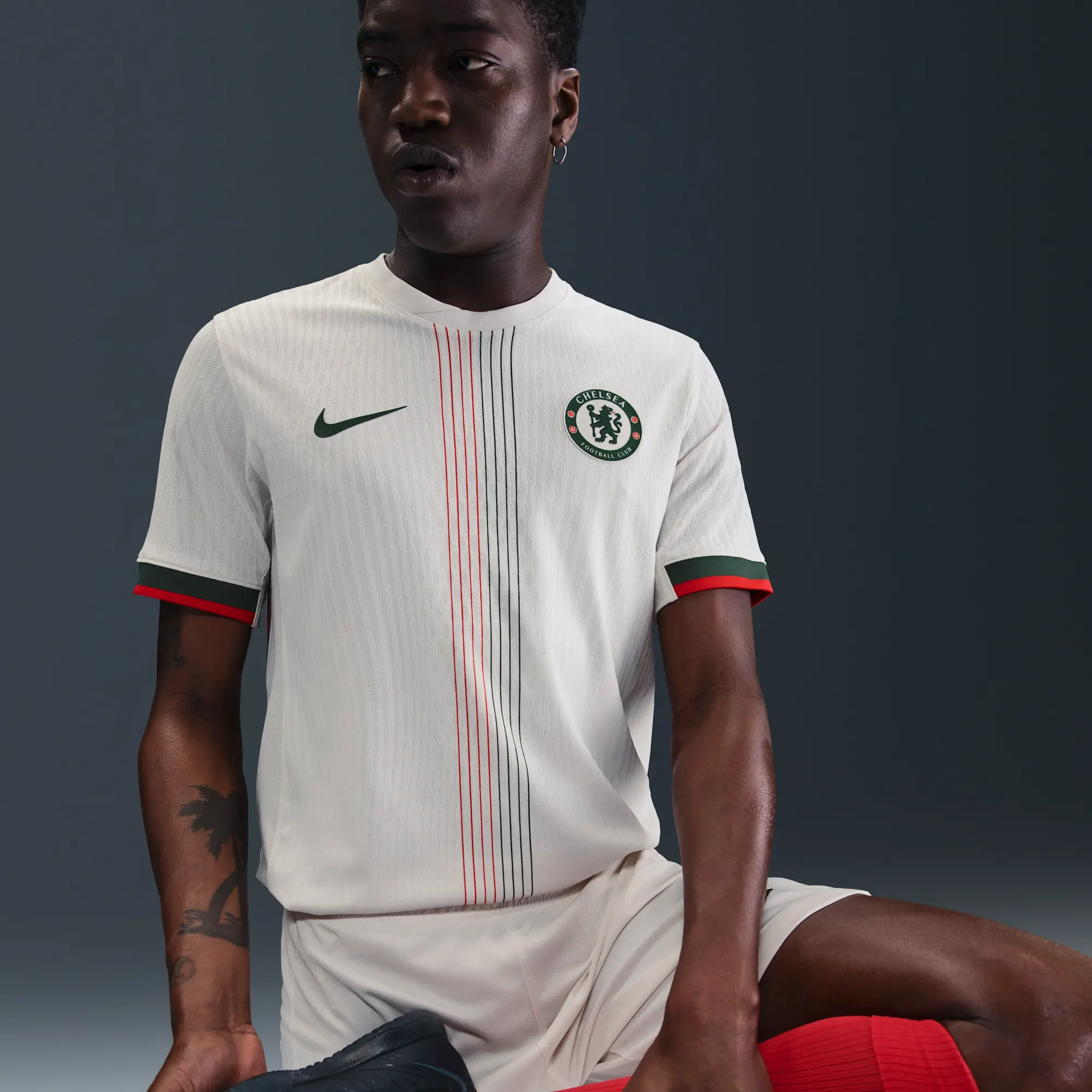 Chelsea F.C. 2025/26 Match Away Men's Nike Dri-FIT ADV Football Authentic Shirt - Grey - Polyester