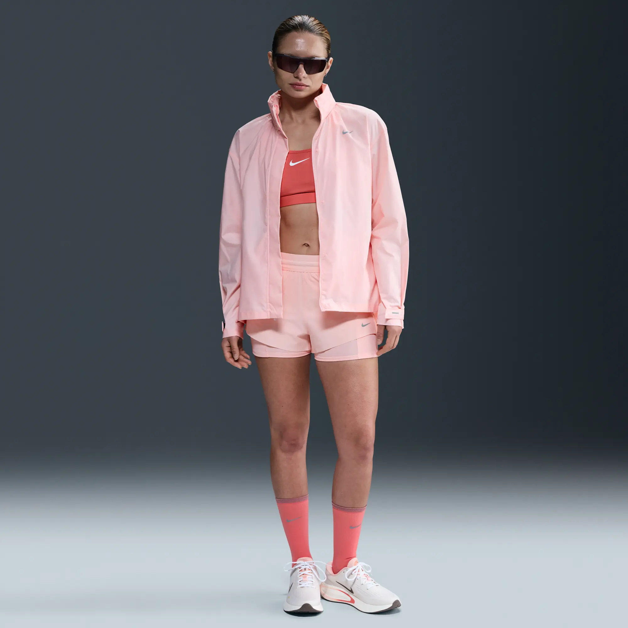 Nike Fast Repel Women's Running Jacket - Pink - Polyester