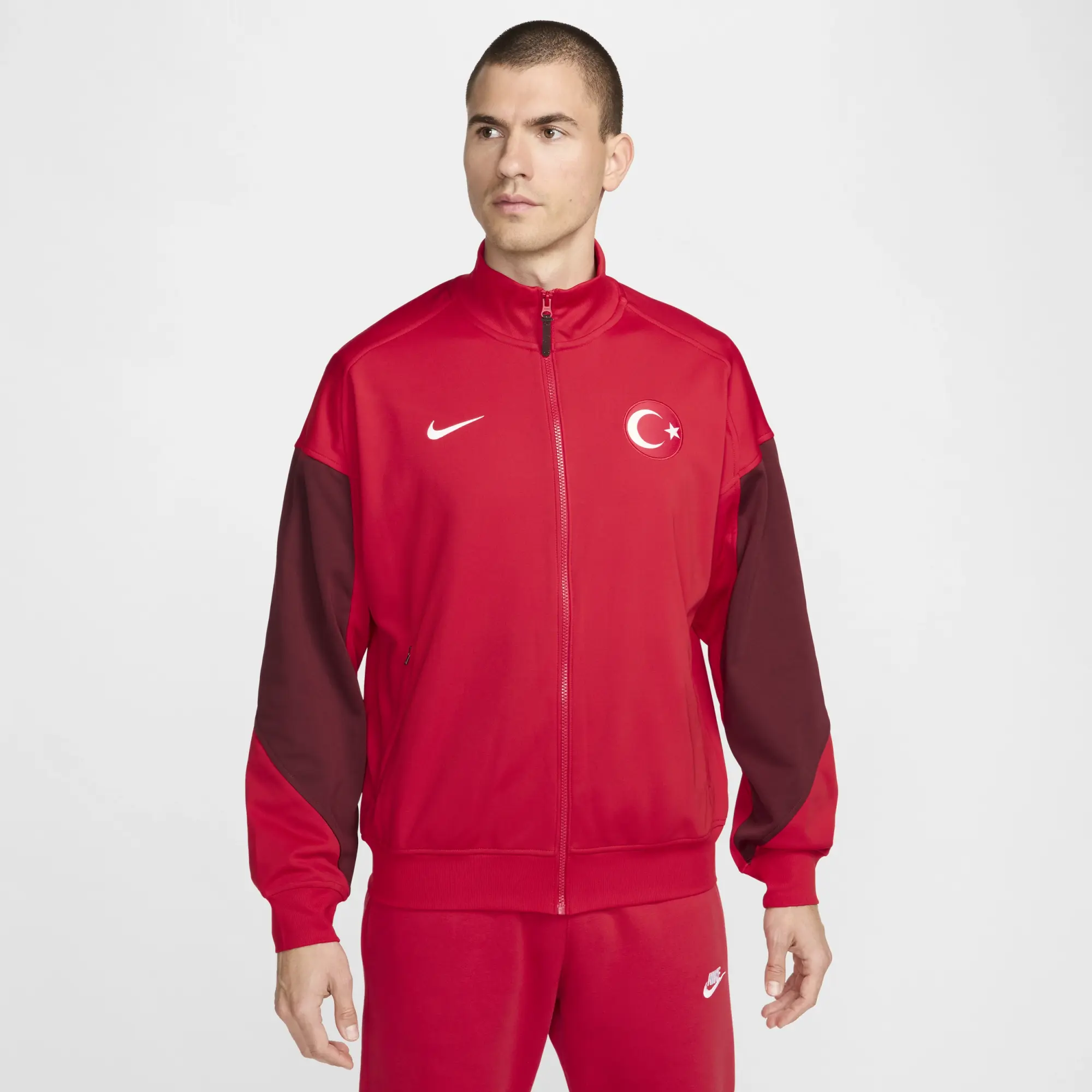 Türkiye Academy Pro Men's Nike Football Jacket - Red - Polyester