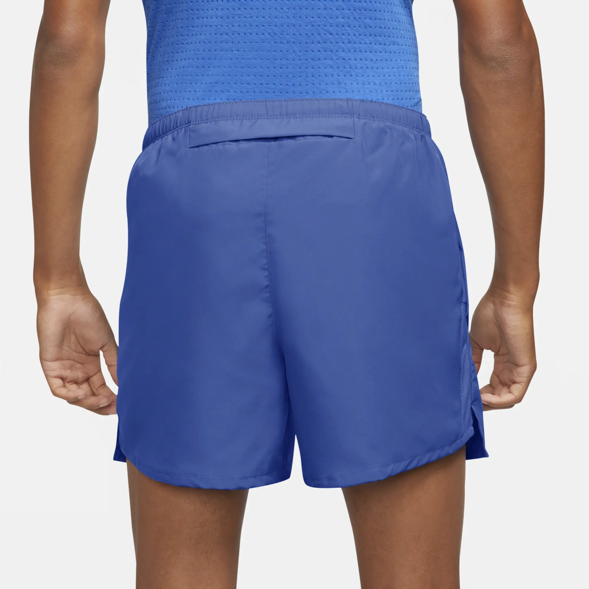 Nike Challenger Men's 13cm (approx.) Brief-Lined Running Shorts - Blue - Polyester