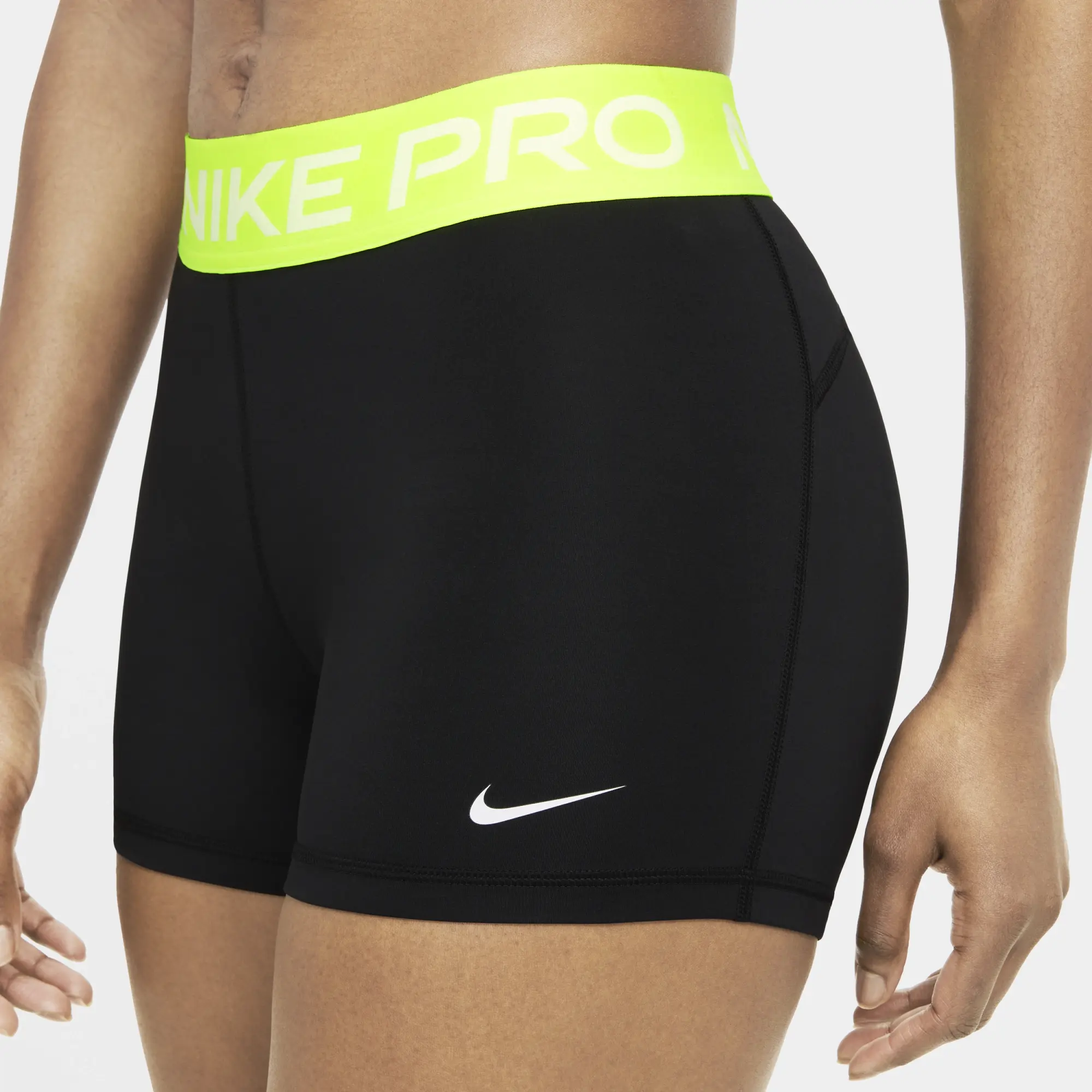 Nike Pro Women's 8cm (approx.) Shorts - Black - Polyester/Elastane