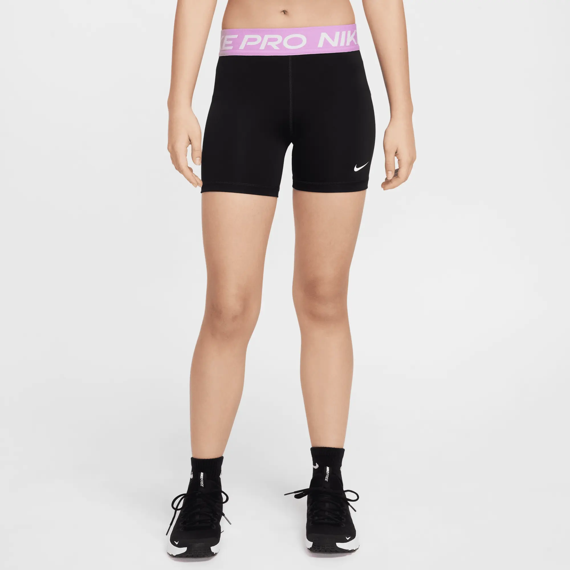Nike Pro Girls' Shorts - Black - Polyester/Elastane