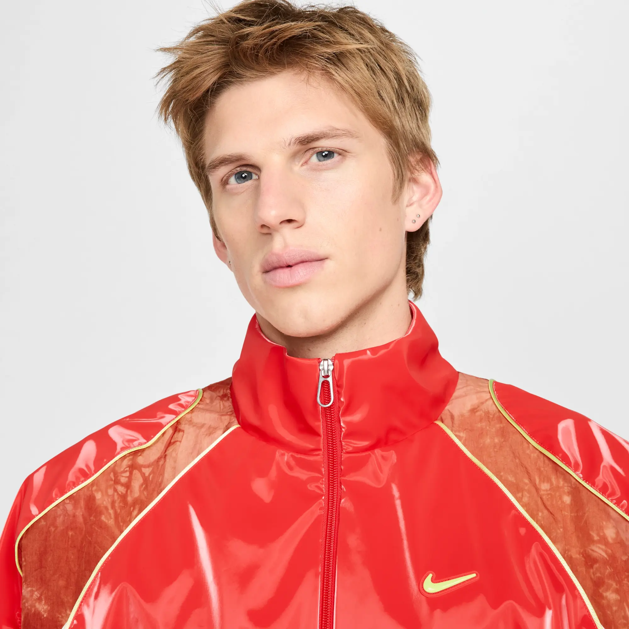 Nike Project F.R.O.G. Men's Tracksuit Jacket - Red - Polyester