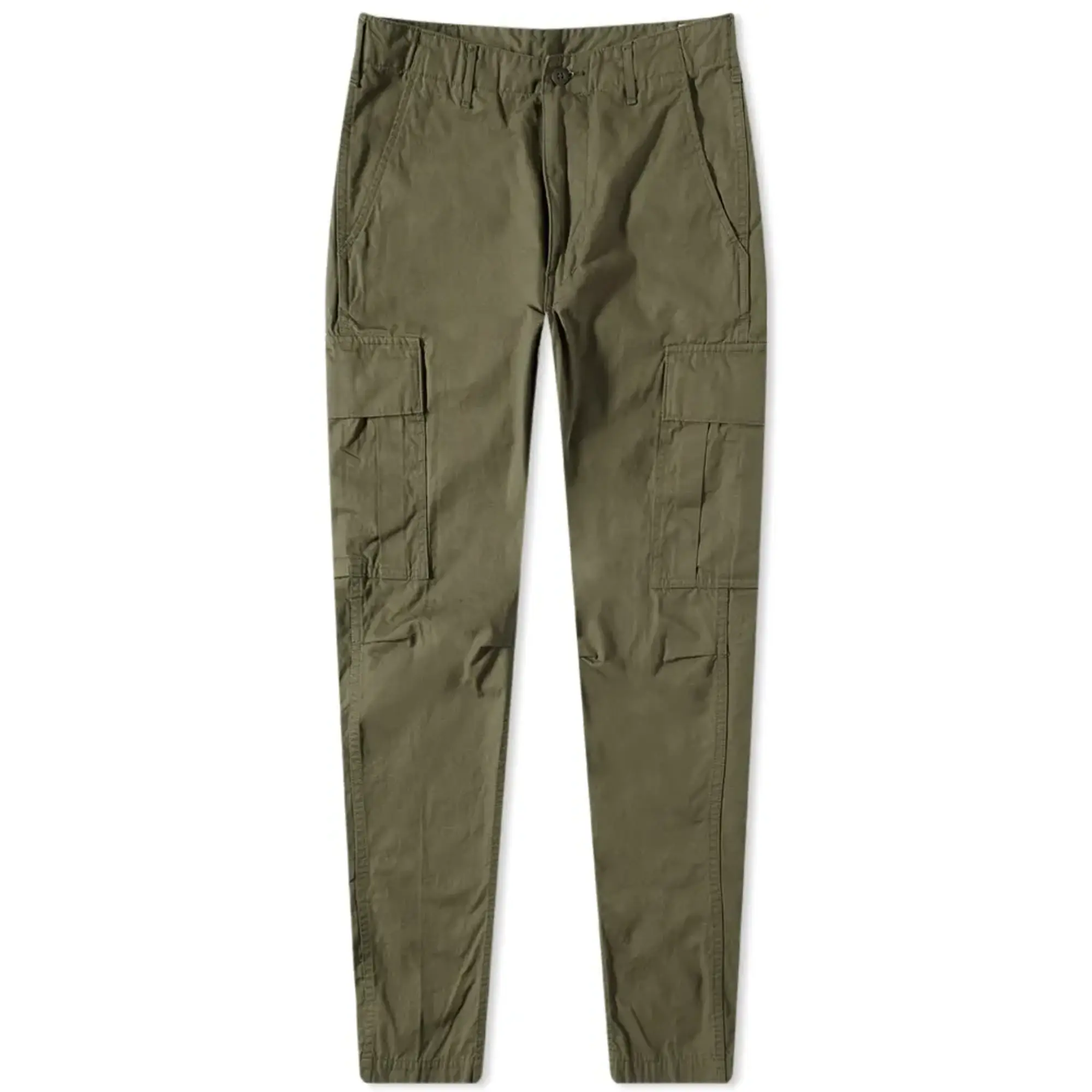 orSlow Men's 6 Pocket Cargo Trouser Army Green