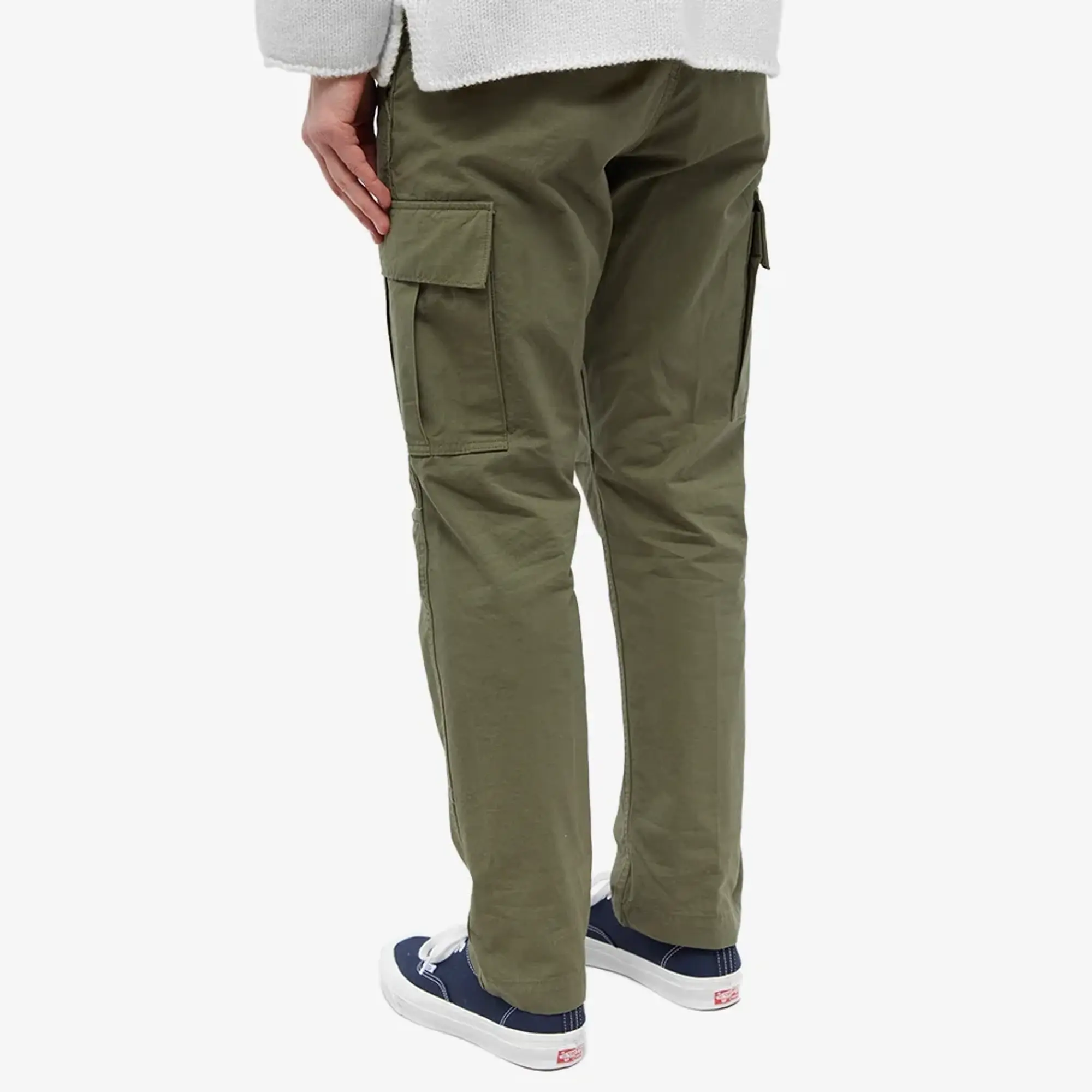 orSlow Men's 6 Pocket Cargo Trouser Army Green