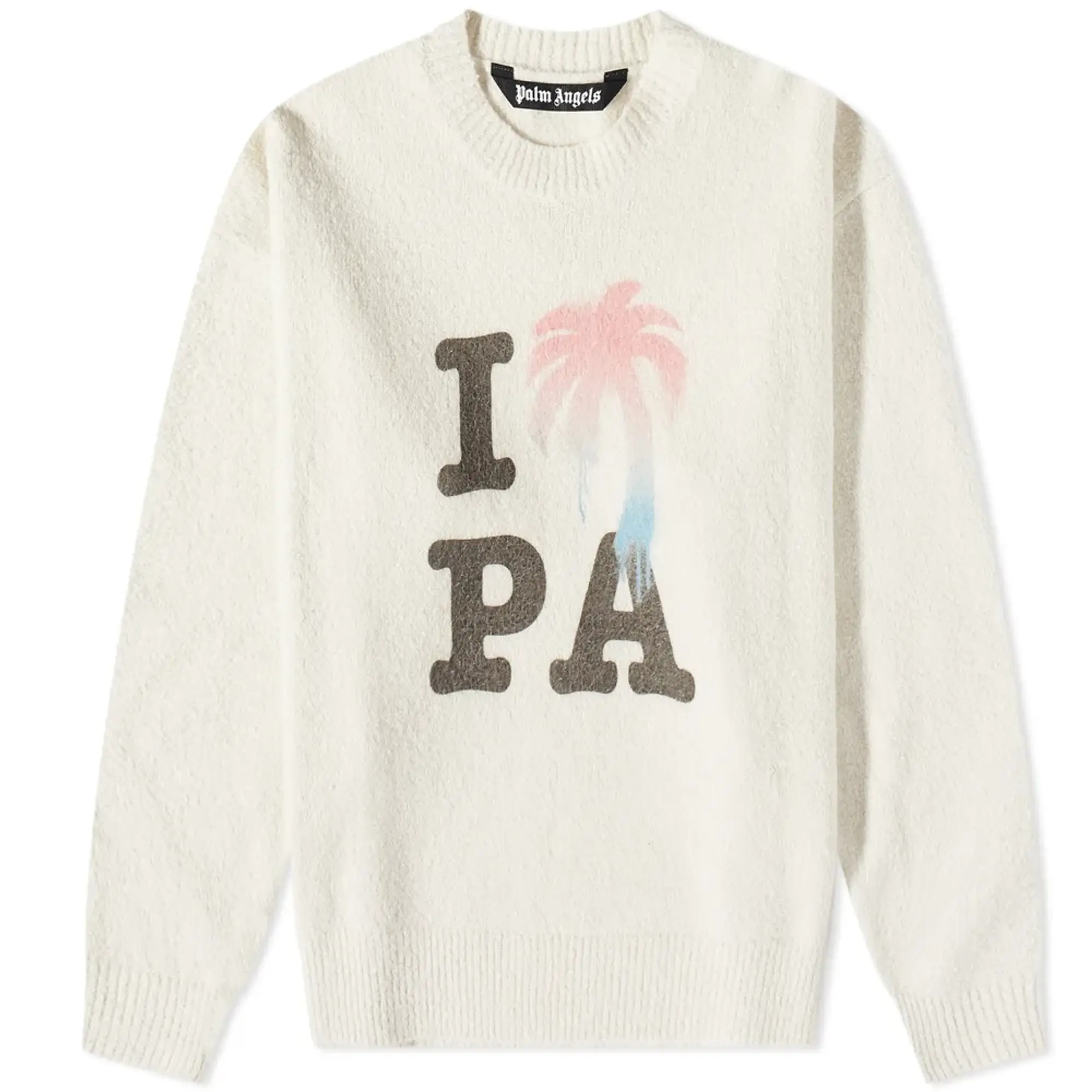 Palm Angels Men's I Love PA Crew Sweat Multi
