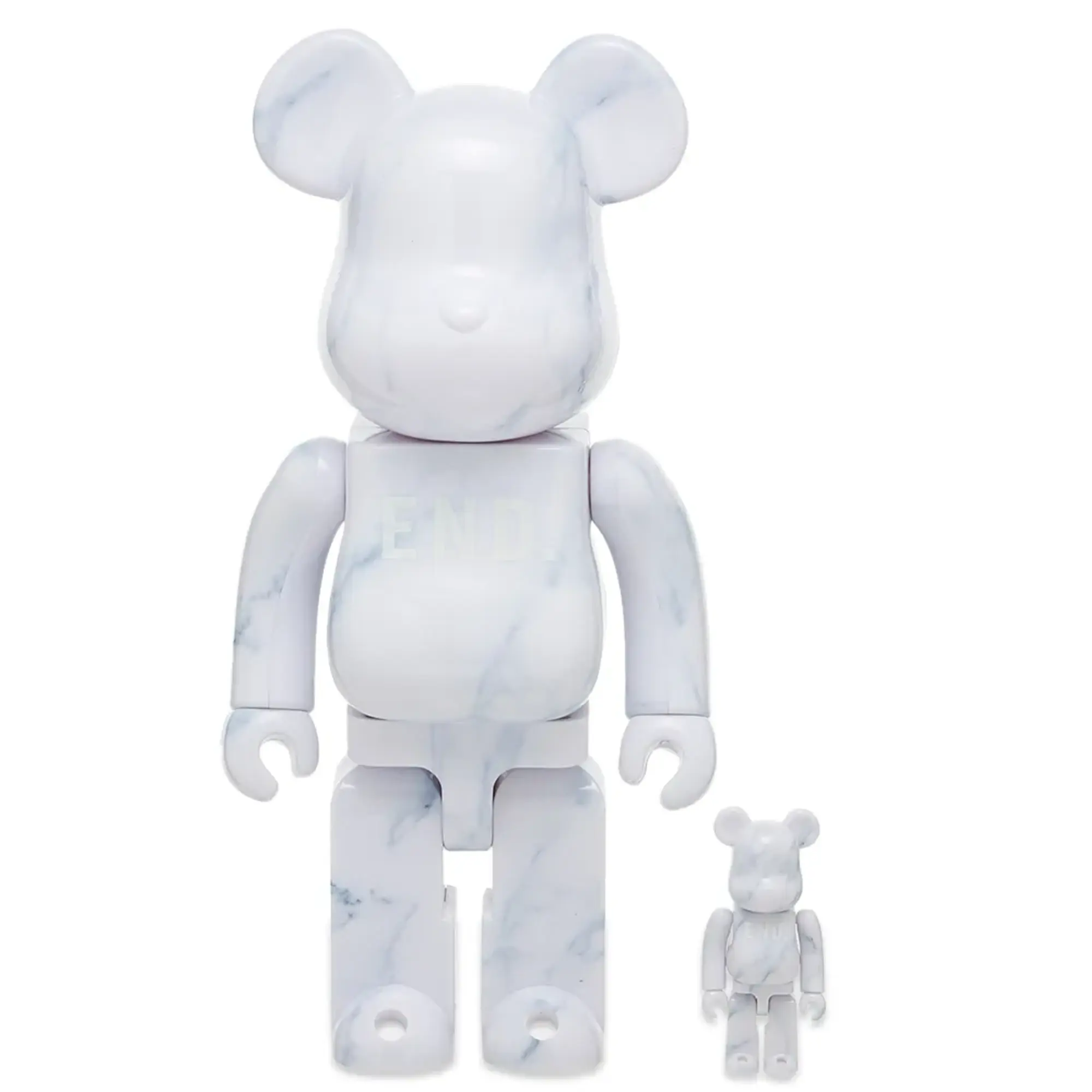 END. x Medicom Be@rbrick White
