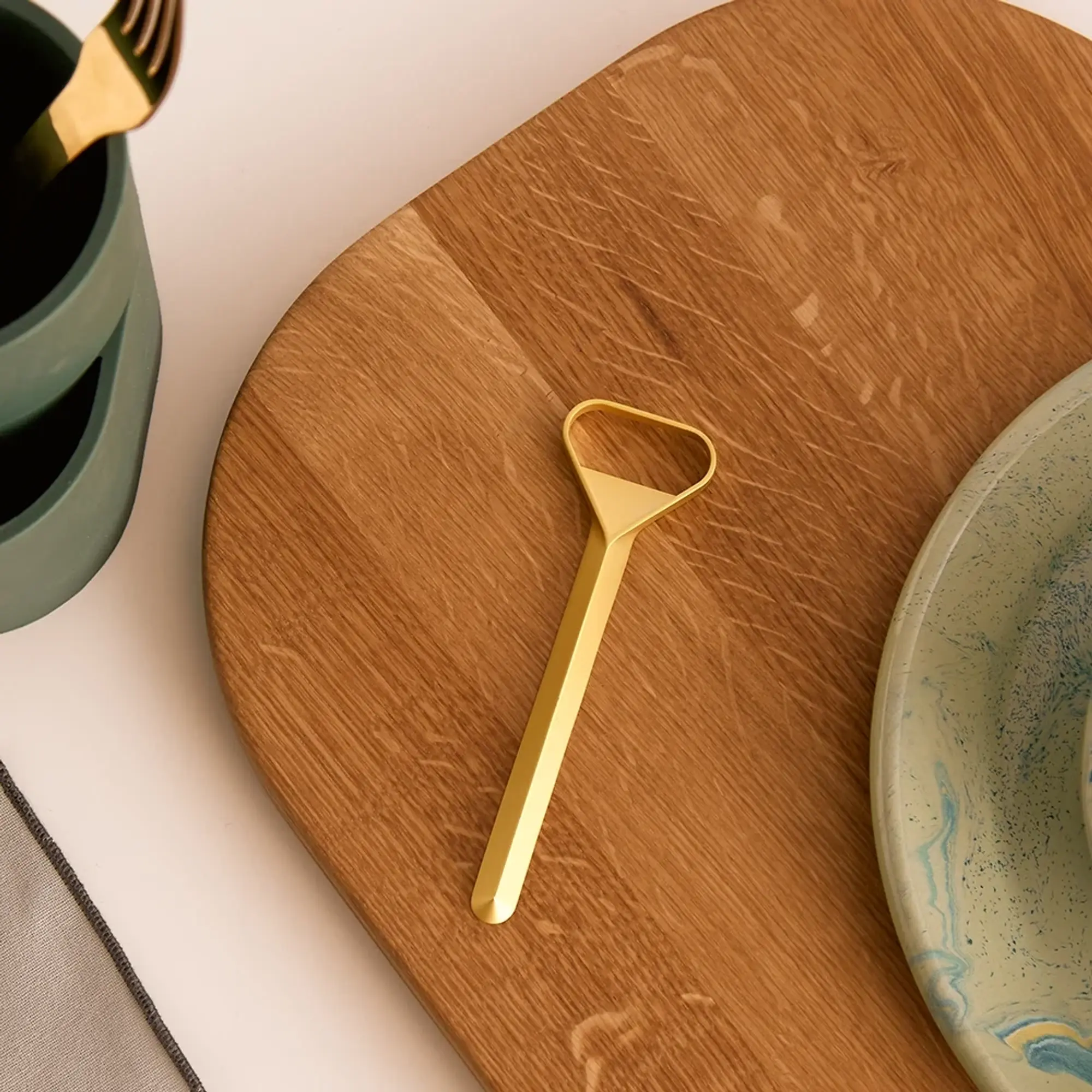HAY Cap Bottle Opener Gold