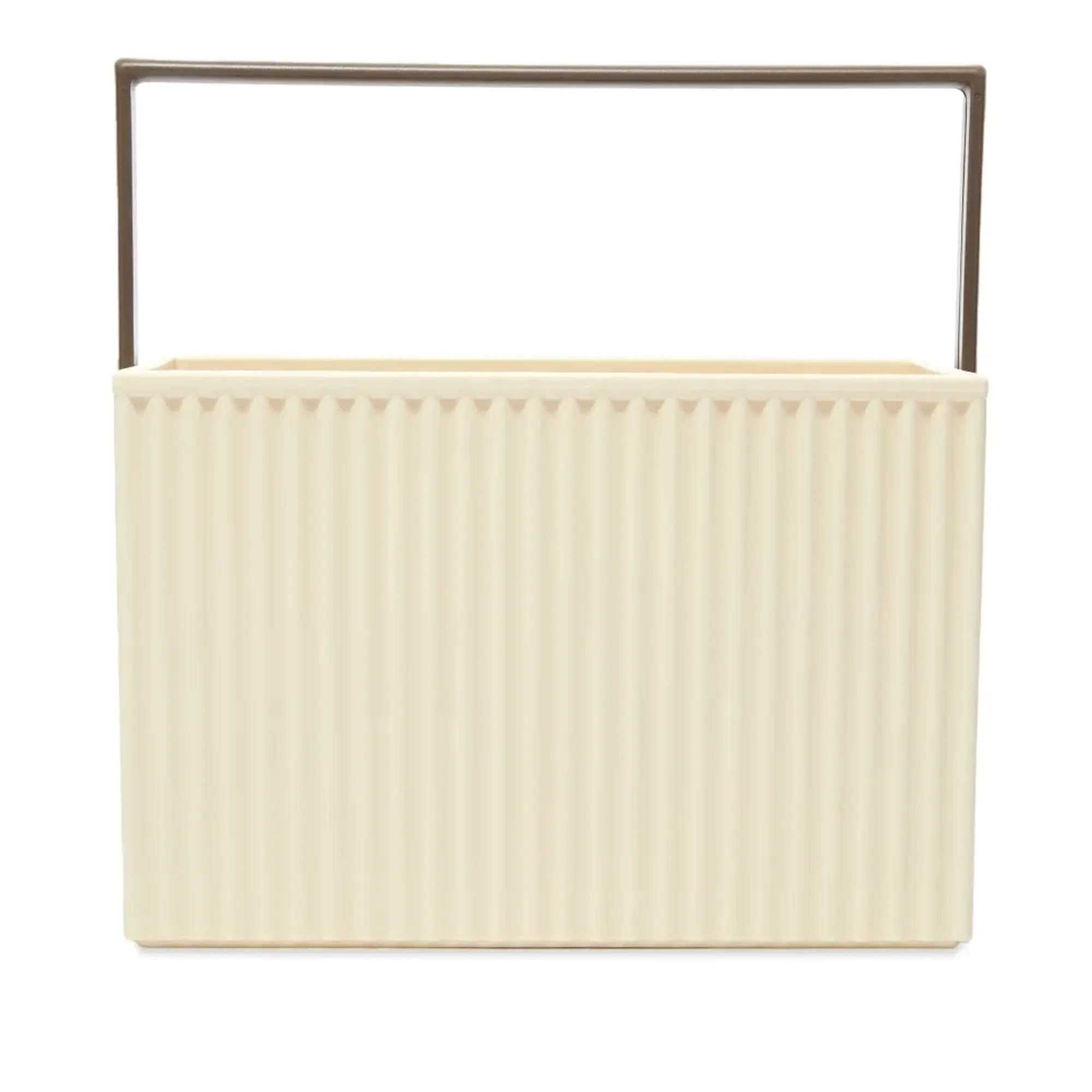 Hachiman Omnioffre Stacking Storage Box - Medium Beige/Brown