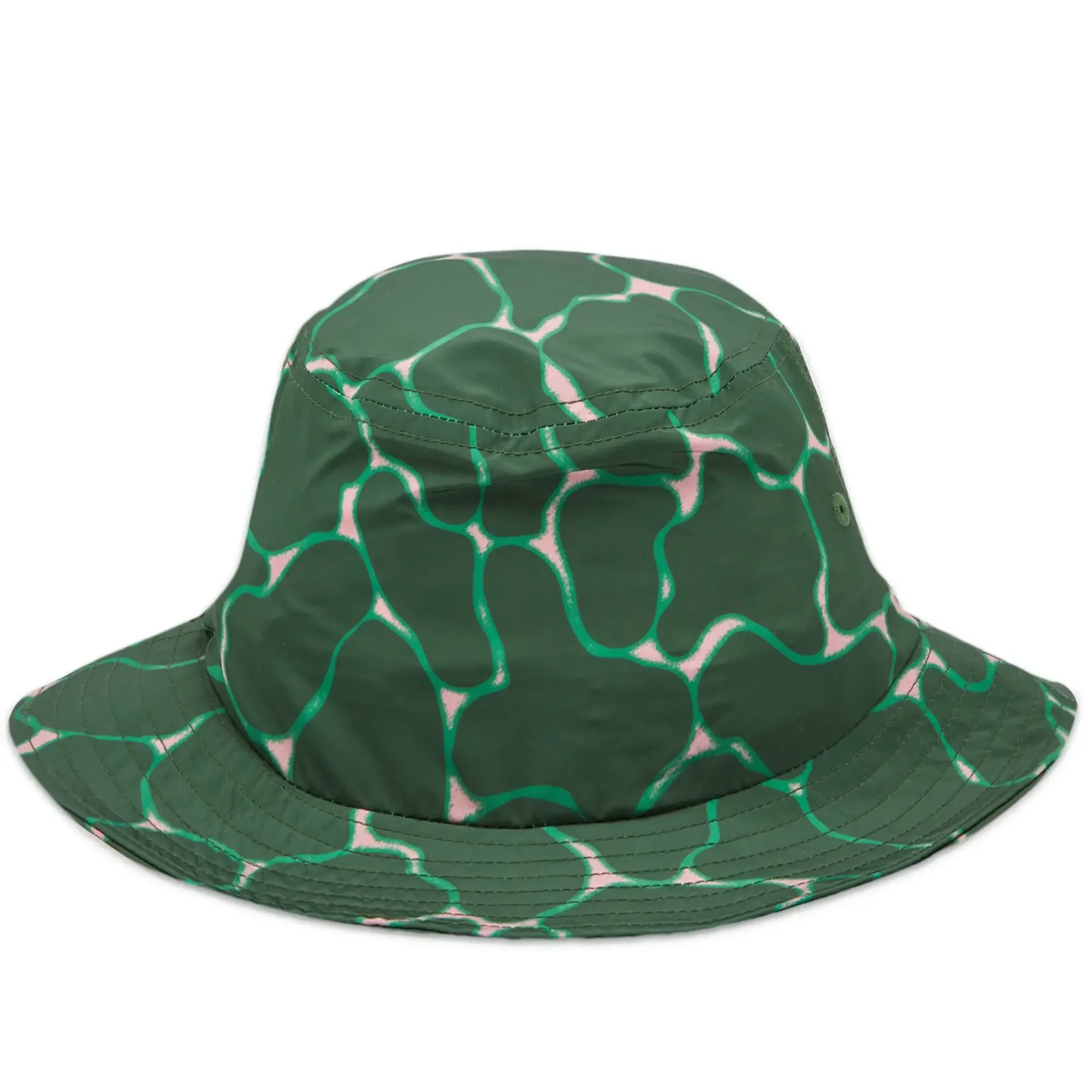 Gramicci Men's Shell Bucket Hat Ripple Green