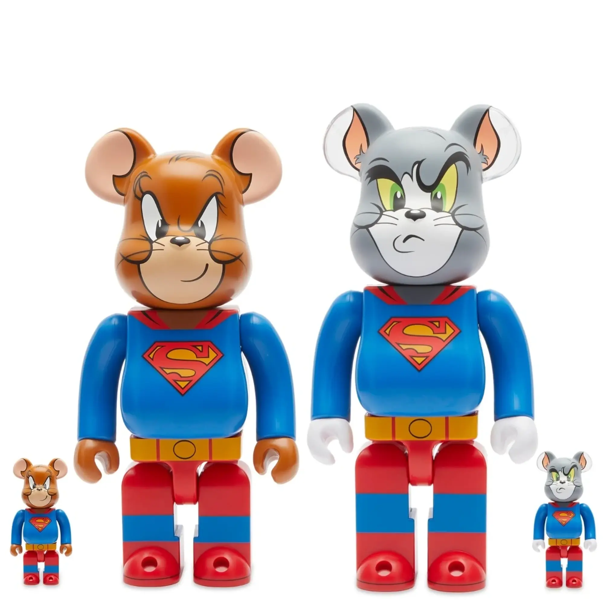 Medicom Be@rbrick Tom & Jerry as Superman Multi