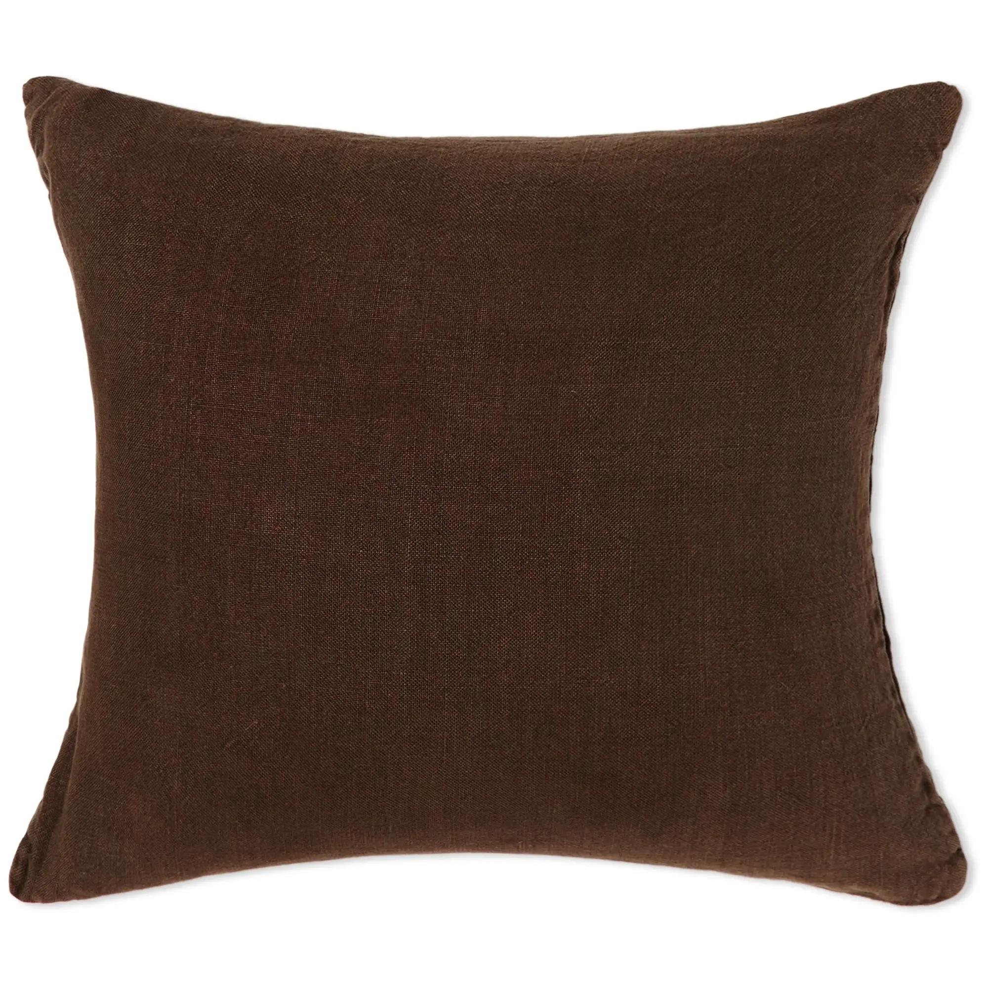 HOMMEY Essential Linen Cushion Chocolate