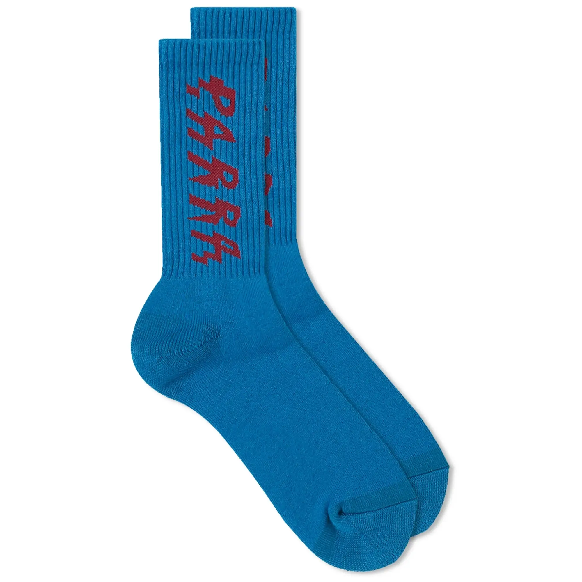 By Parra Men's Shocker Logo Crew Sock Greek Blue
