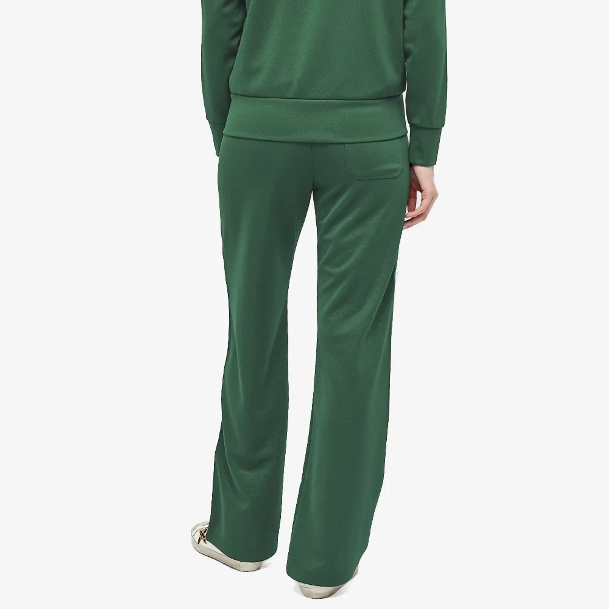 Golden Goose Women's Star Track Pant Bright Green/White
