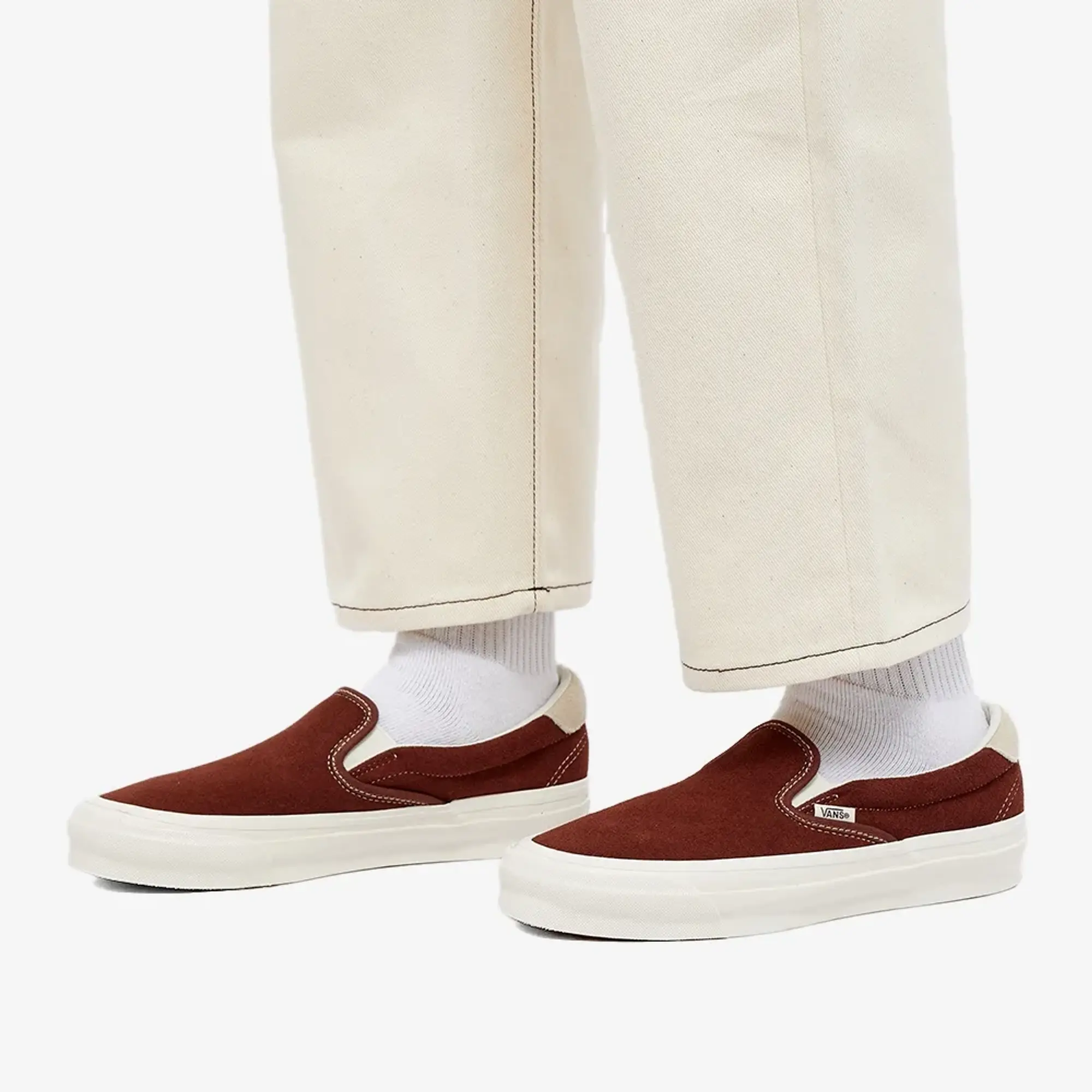 Vans Men's Vault OG Slip-On 59 LX Suede Brown