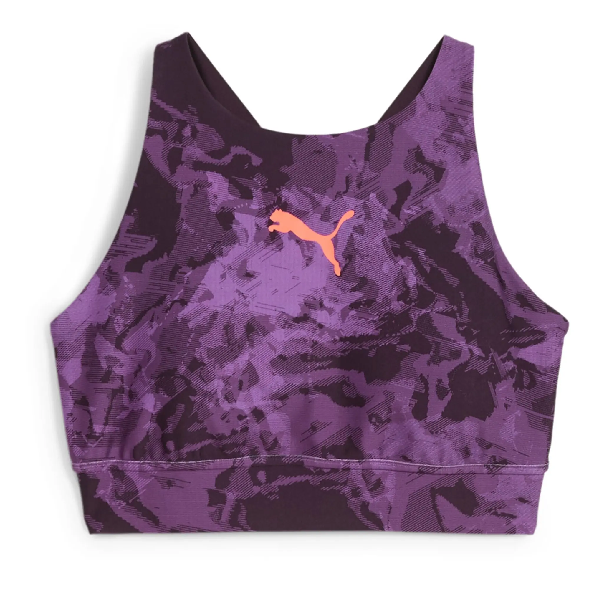 PUMA Individualblaze Eversculpt Football Bra Women, Midnight Plum, size Large