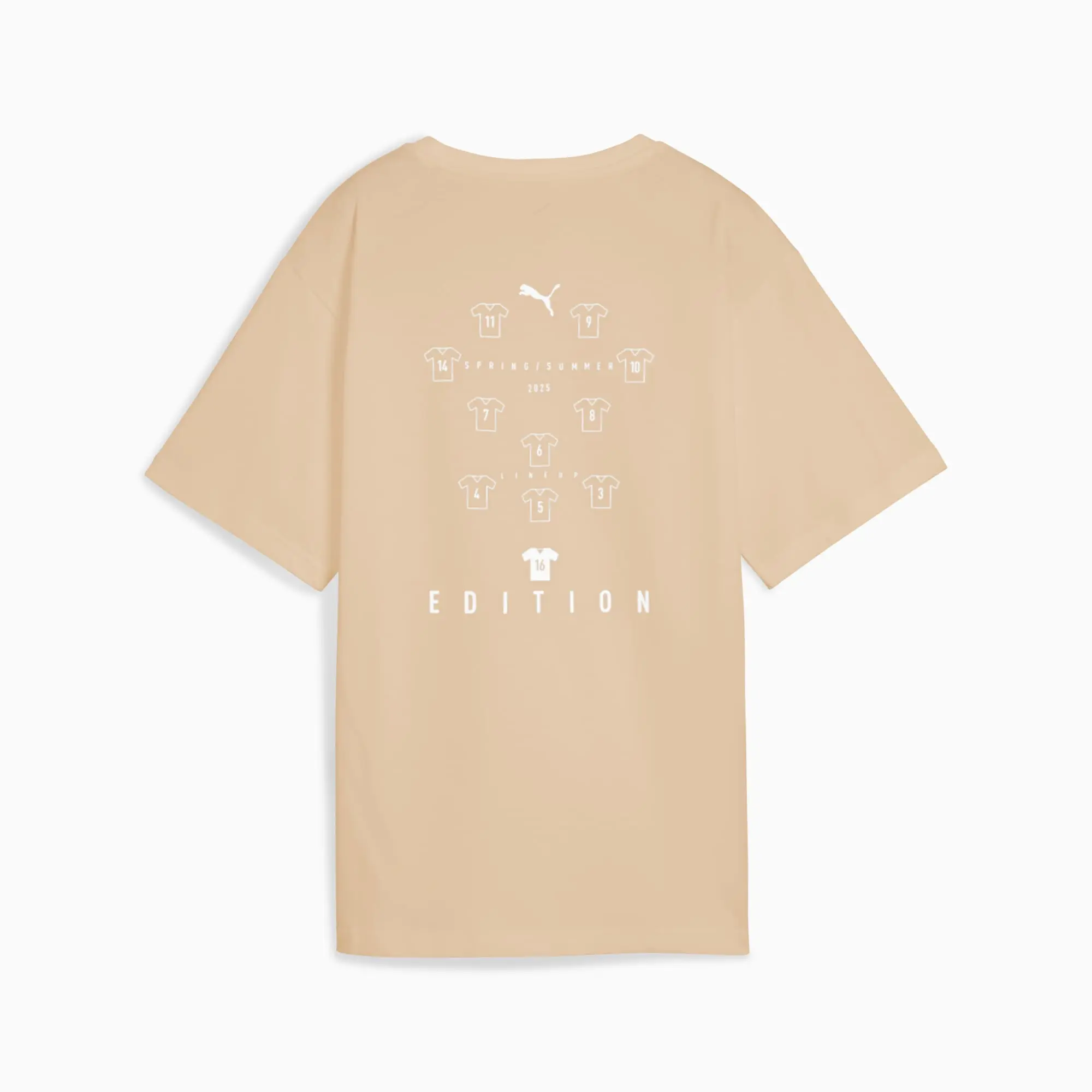 PUMA Ftbledition Football Tee Women, Light Sand, size Large