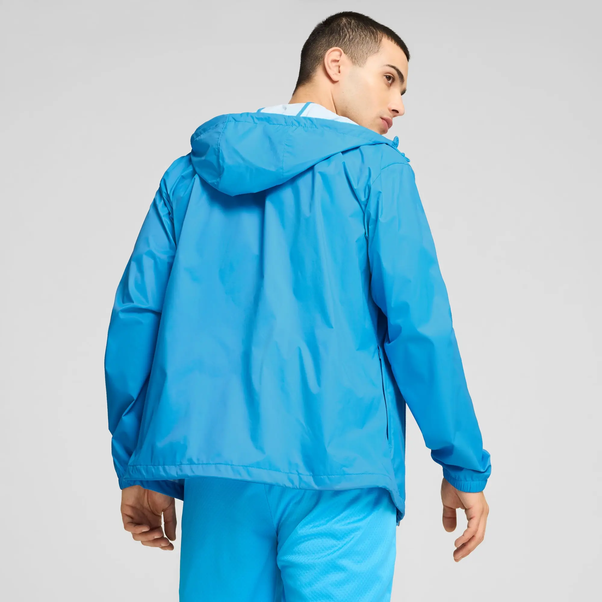 PUMA Manchester City All-Weather Training Jacket Men, Magic Blue/Yellow Glow, size 3XL