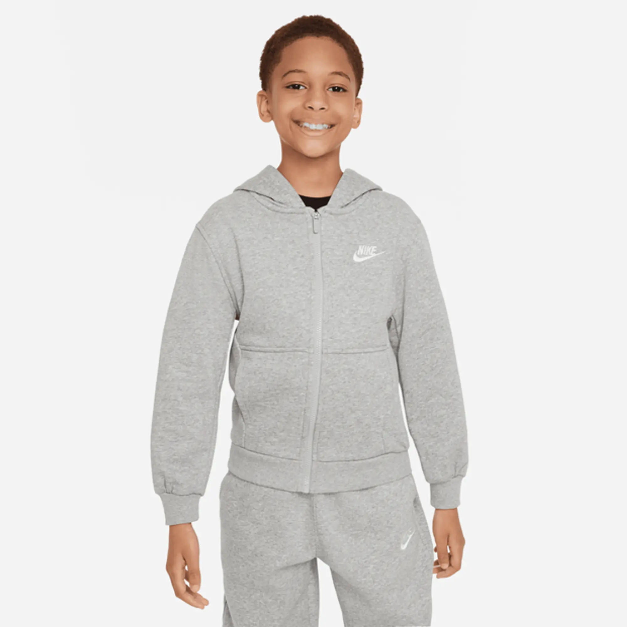 Nike Club Unisex Hoodies - Grey