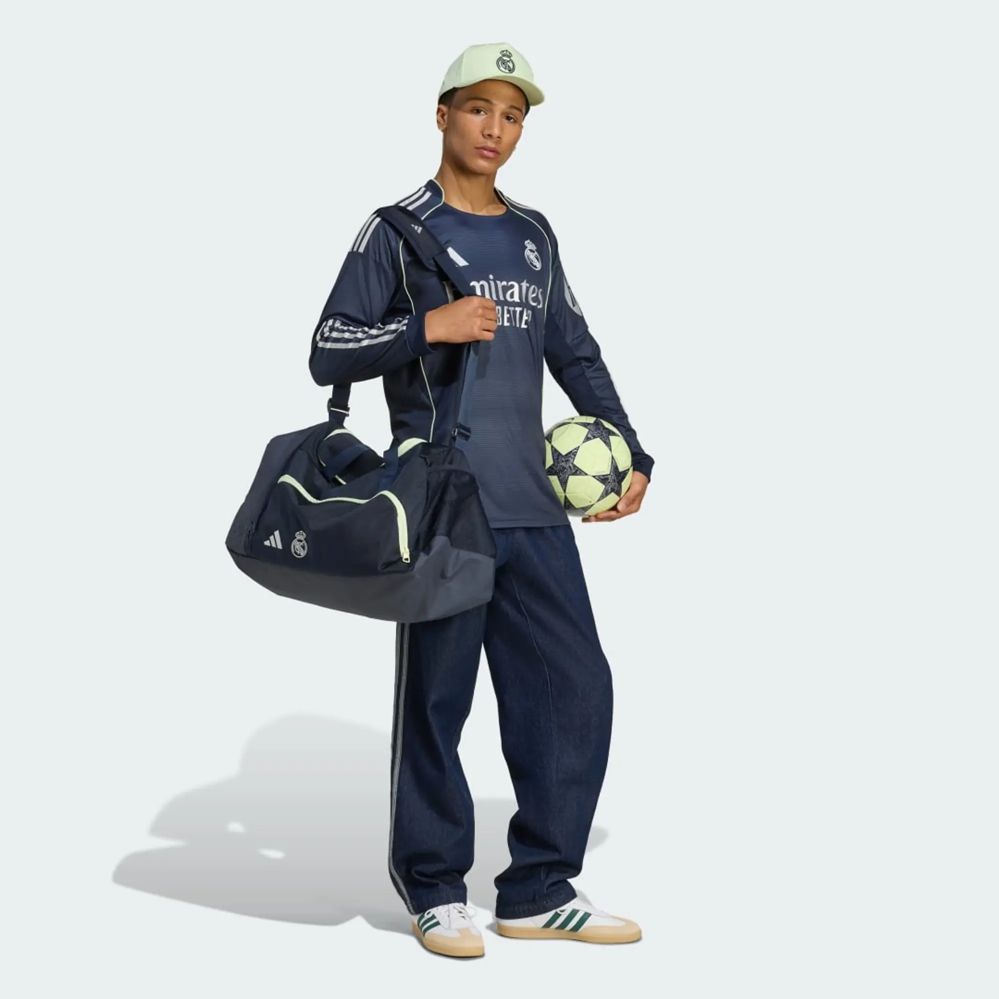 adidas Real Madrid 25/26 Long Sleeve Away Jersey