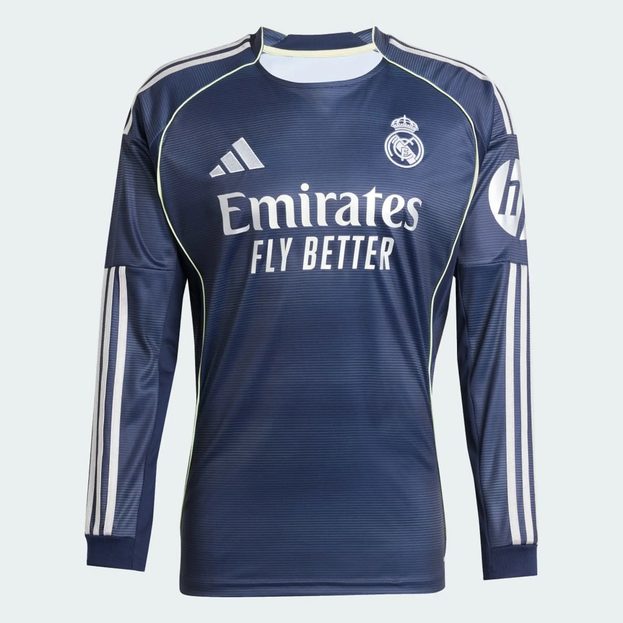 adidas Real Madrid 25/26 Long Sleeve Away Jersey