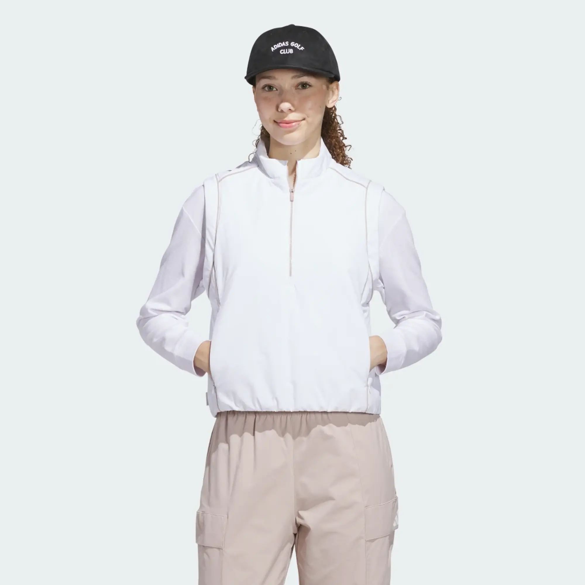 adidas Beyond Twistweave Loose Quarter-Zip Vest