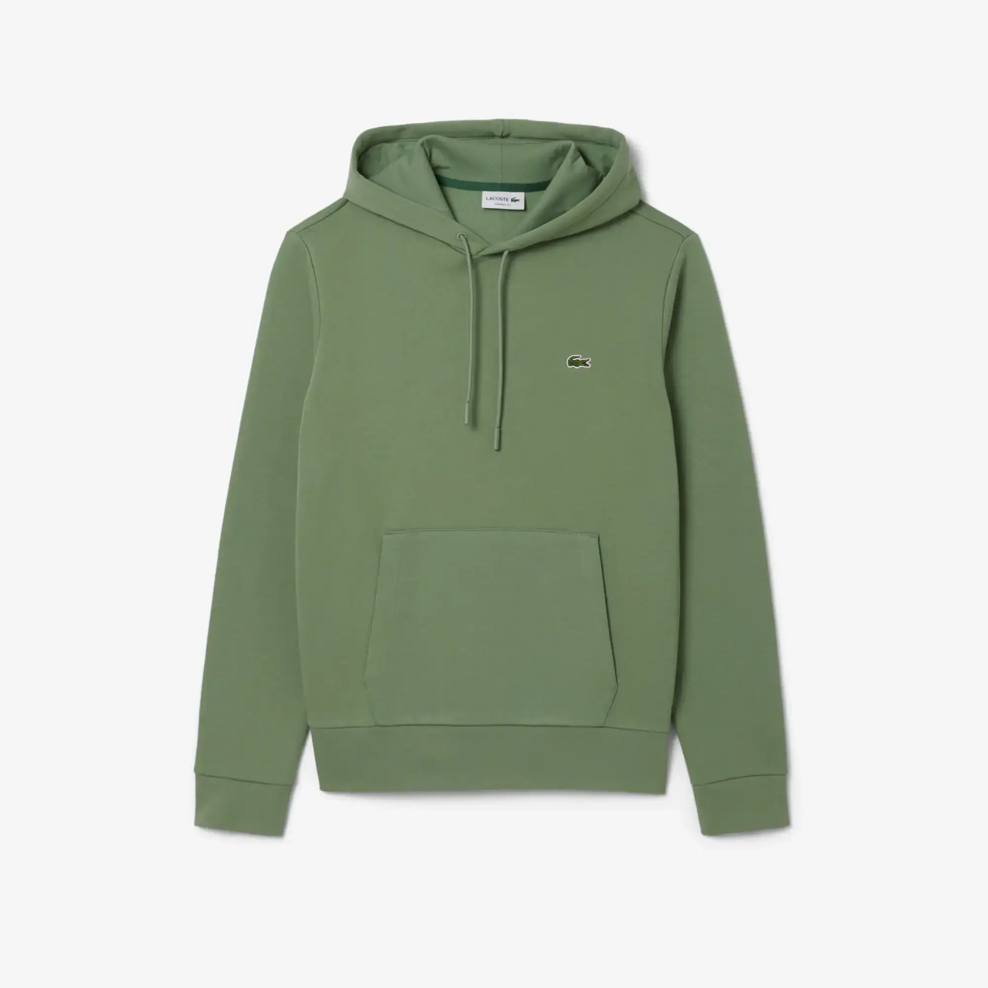 Lacoste Zip-Up Fleece Hoodie - Green