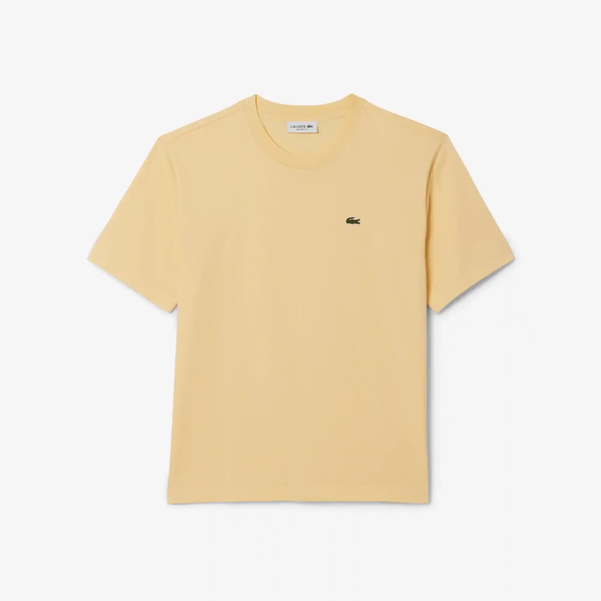 Lacoste Relaxed Fit Soft Cotton T-shirt - Yellow