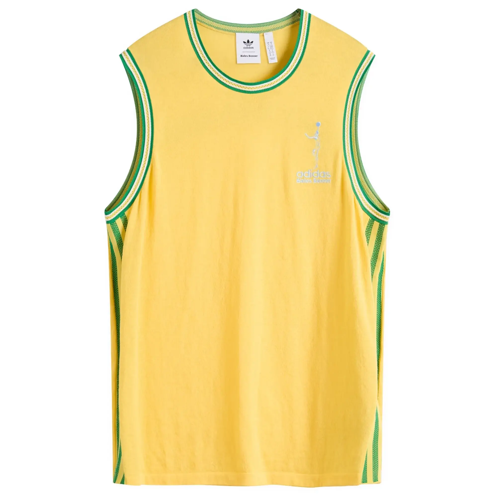 Adidas Men's x Wales Bonner Jabbar Knit Vest Spring Yellow