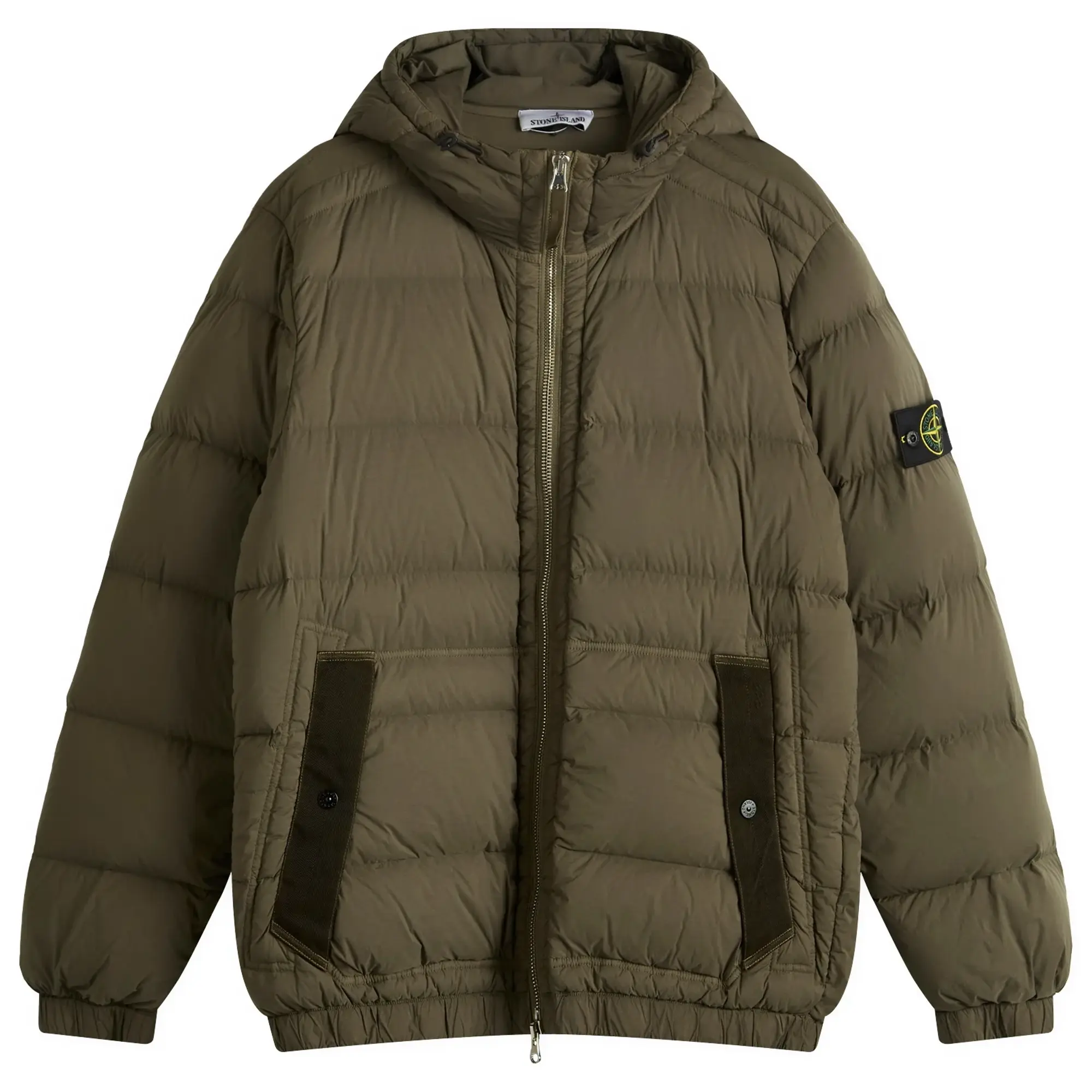 Stone Island Men's Seamless Tunnel Nylon Down-TC Jacket Military Green