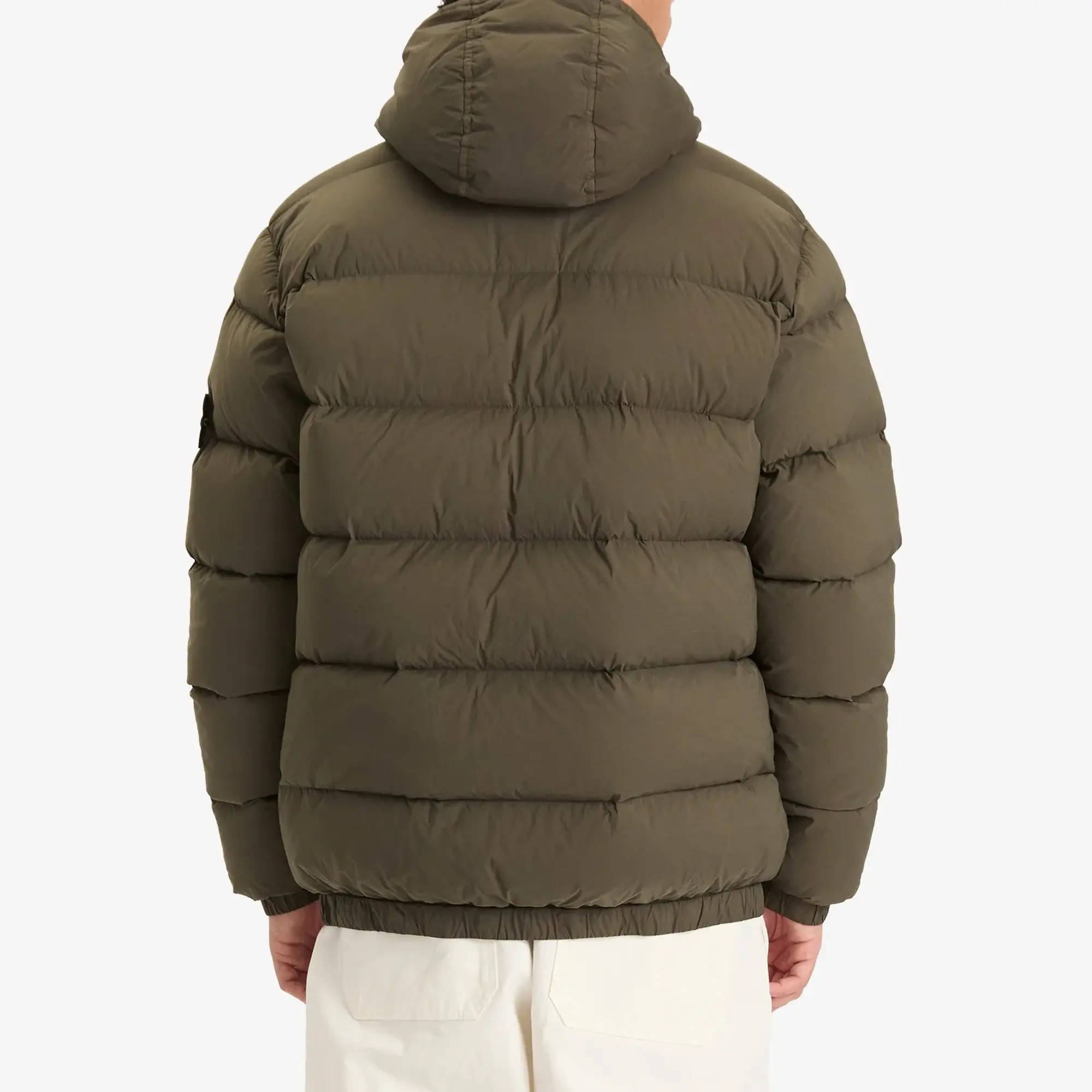 Stone Island Men's Seamless Tunnel Nylon Down-TC Jacket Military Green