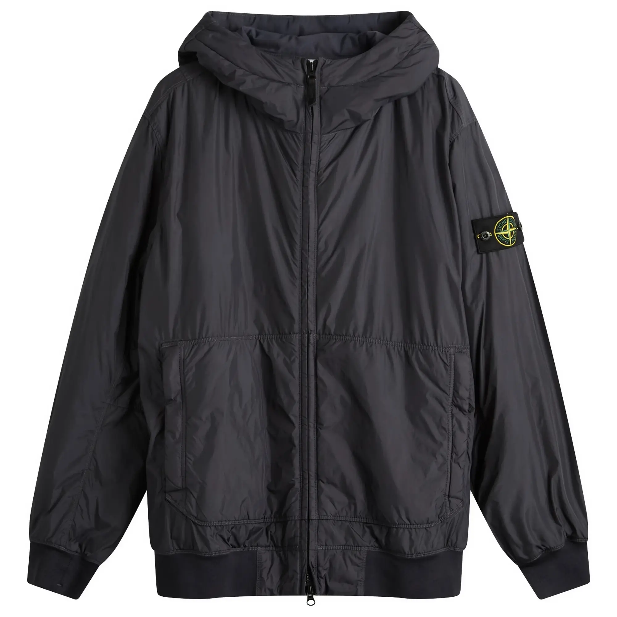Stone Island Men's Crinkle Reps Nylon Hooded PrimaLoft Jacket