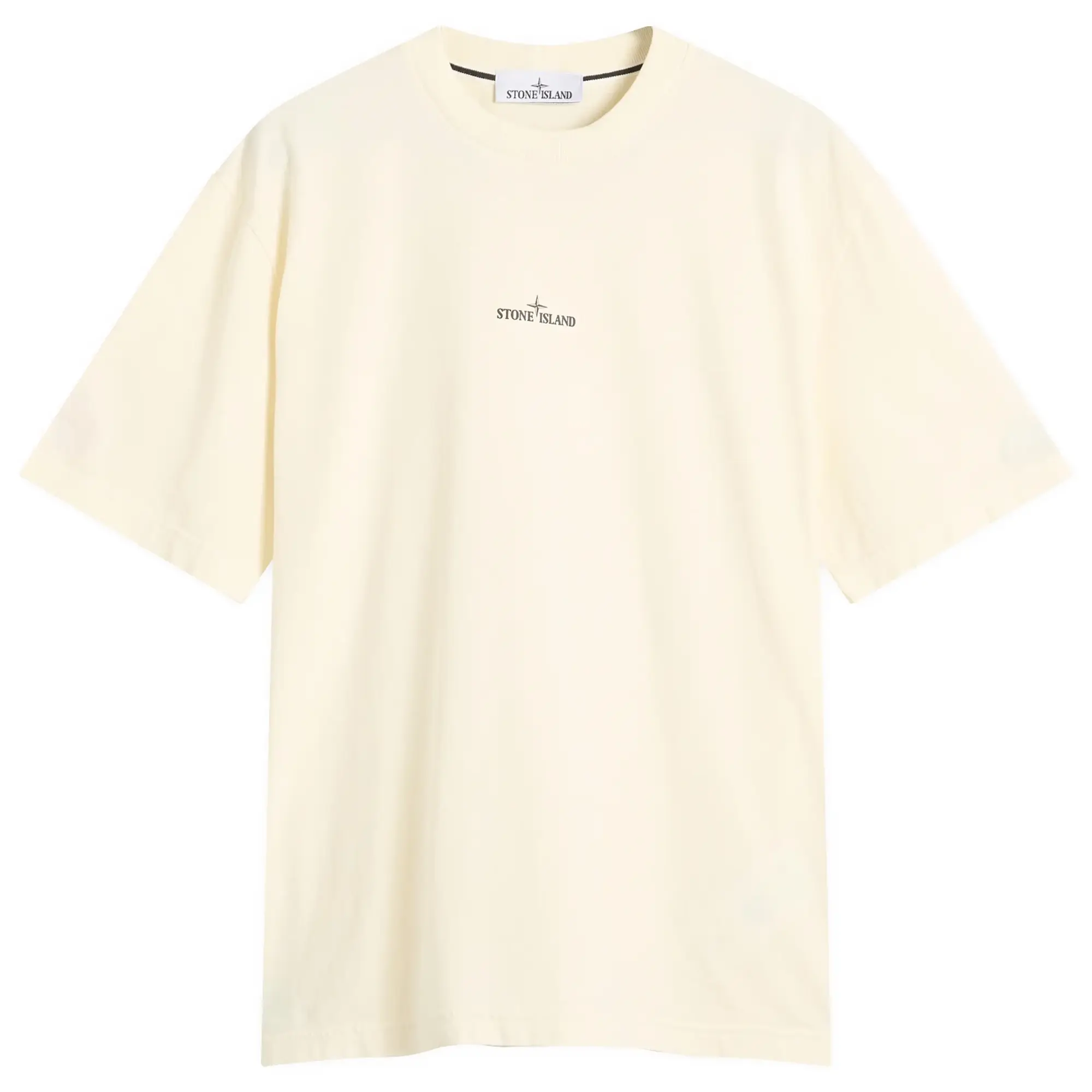 Stone Island Men's Industrial Print T-Shirt Ivory