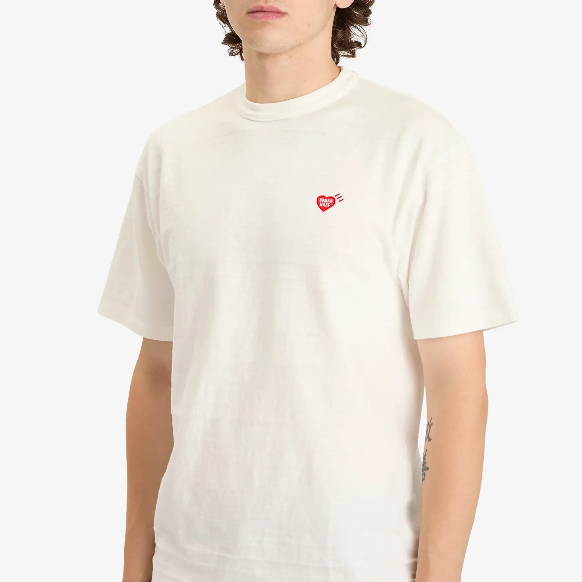 Human Made Men's Polo Tiger T-Shirt White